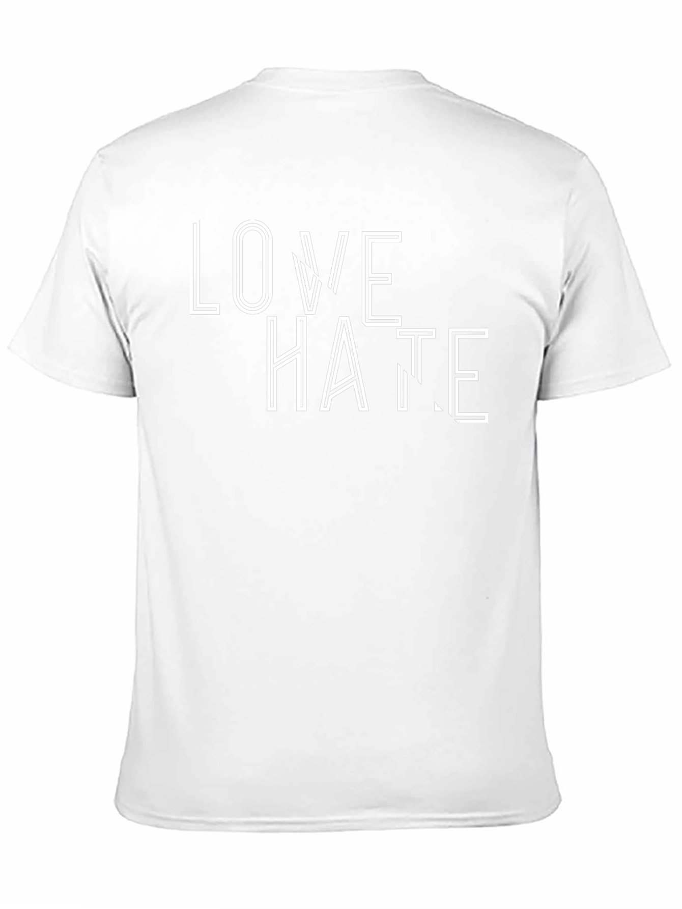 Love Hate Graphic Tee - Stylish Streetwear