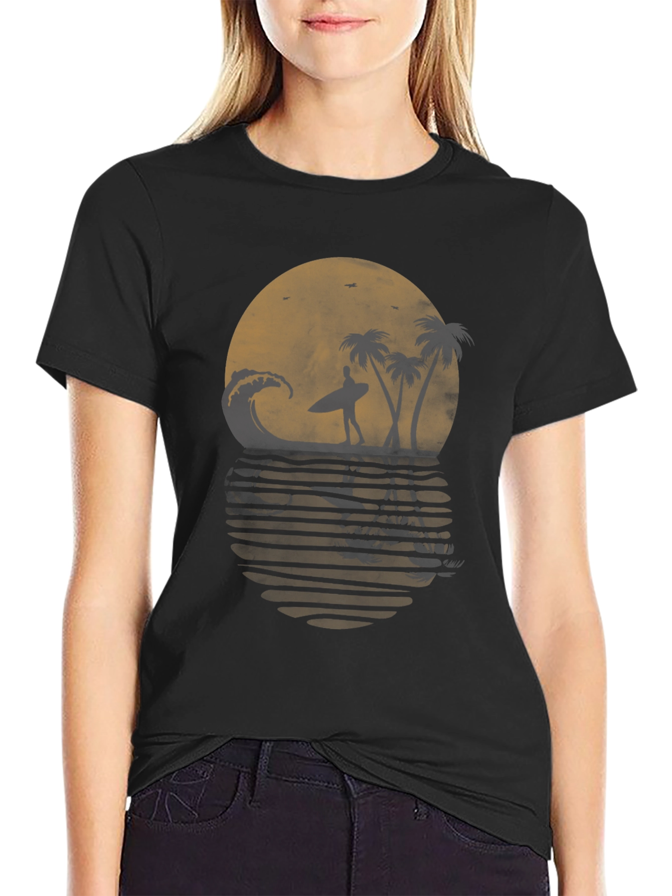 Sunset Surfer Graphic Tee