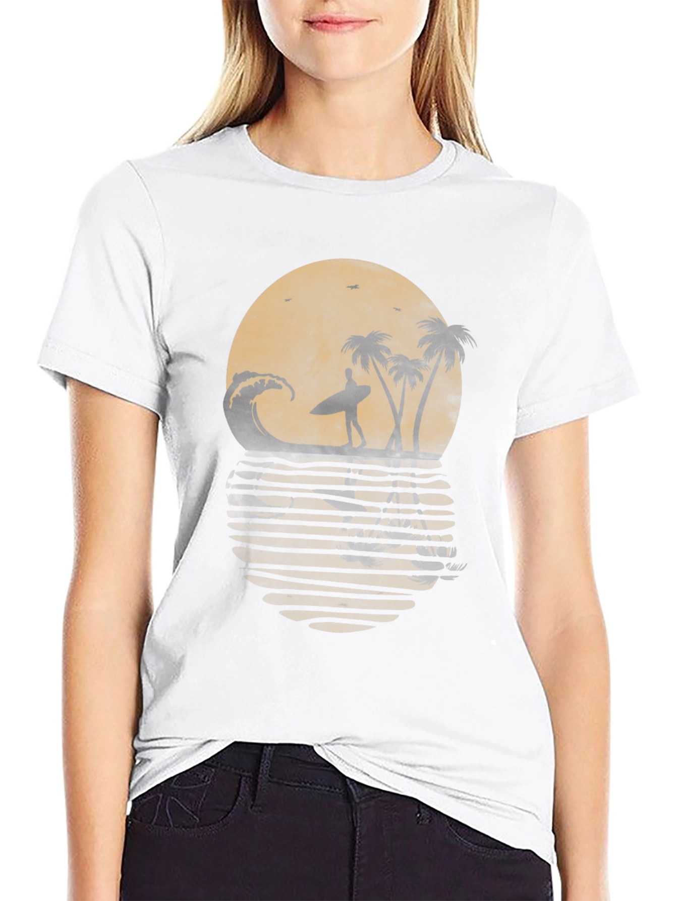 Sunset Surfer Graphic Tee