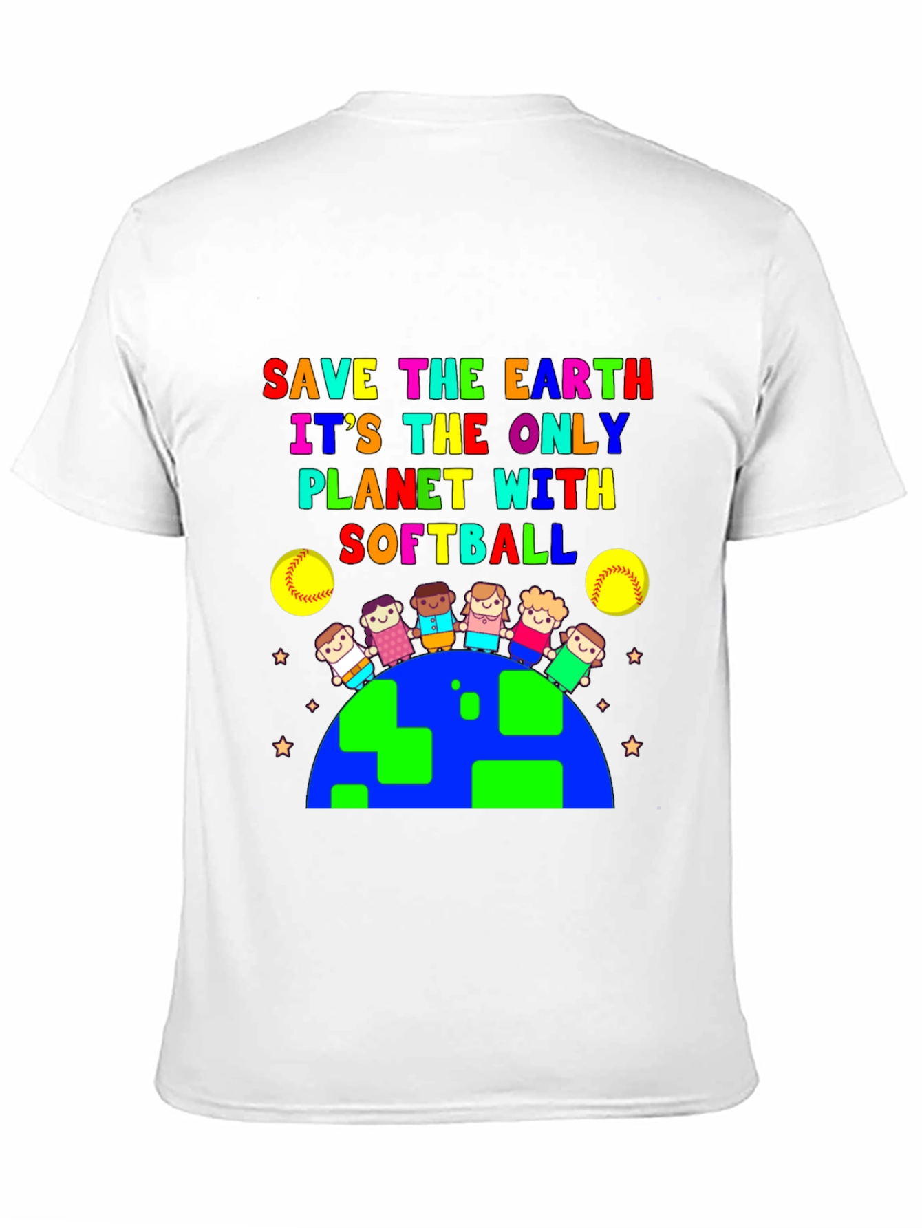 Save the Earth Softball T-Shirt