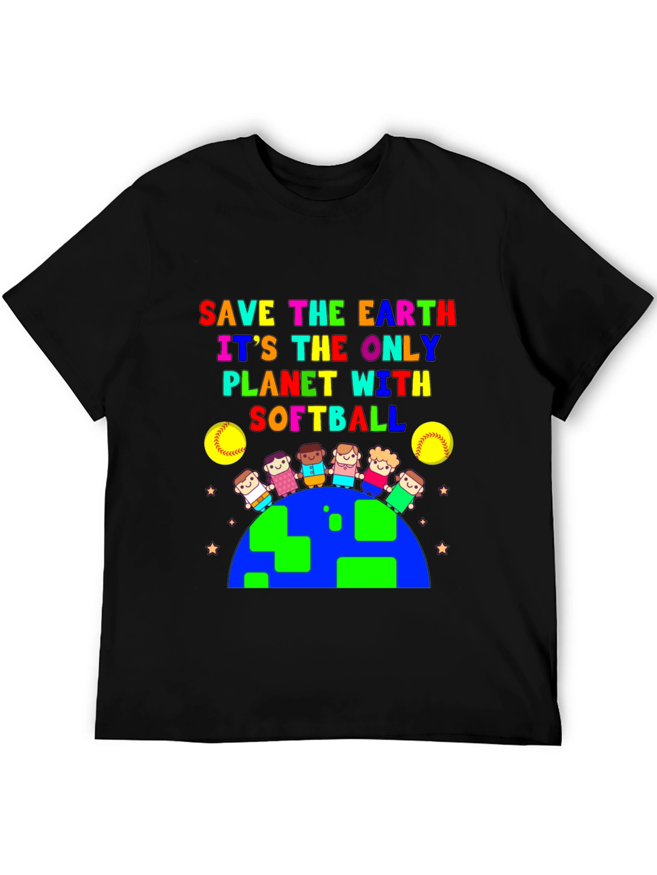 Save the Earth Softball T-Shirt