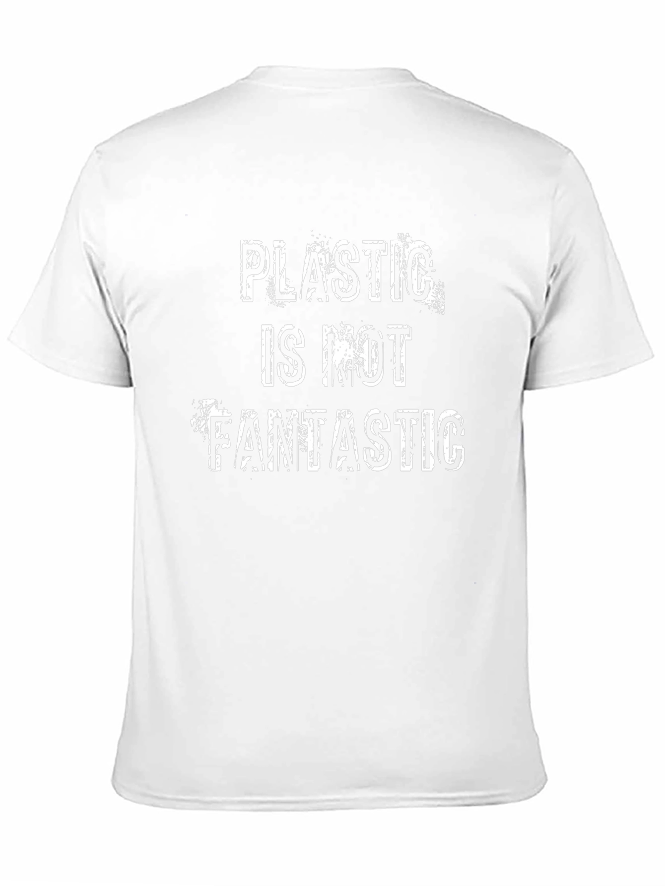 Plastic Is Not Fantastic Graphic Tee - Black