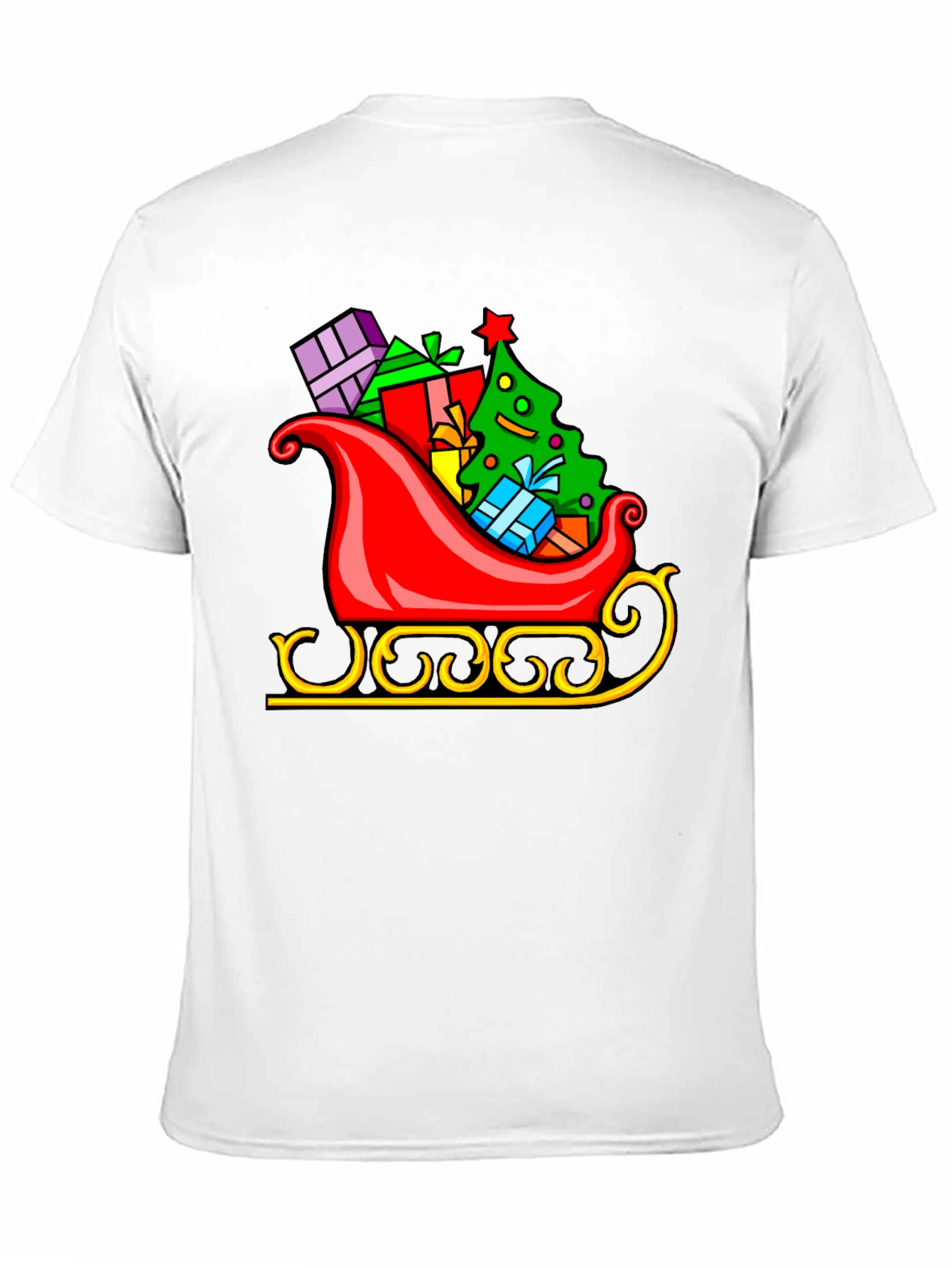 Festive Sleigh Graphic Tee - Holiday Cheer