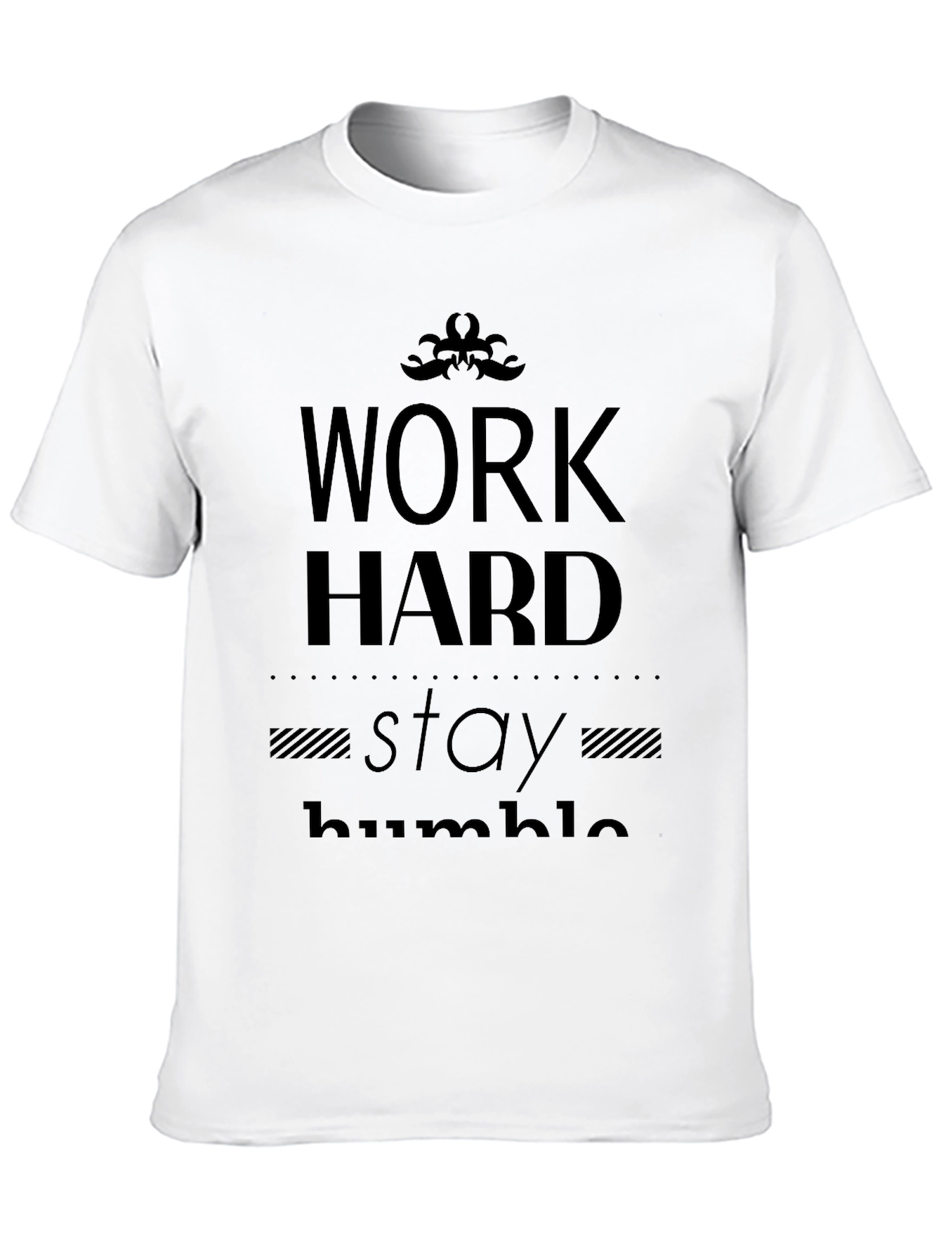 Work Hard Stay Humble Black T-Shirt