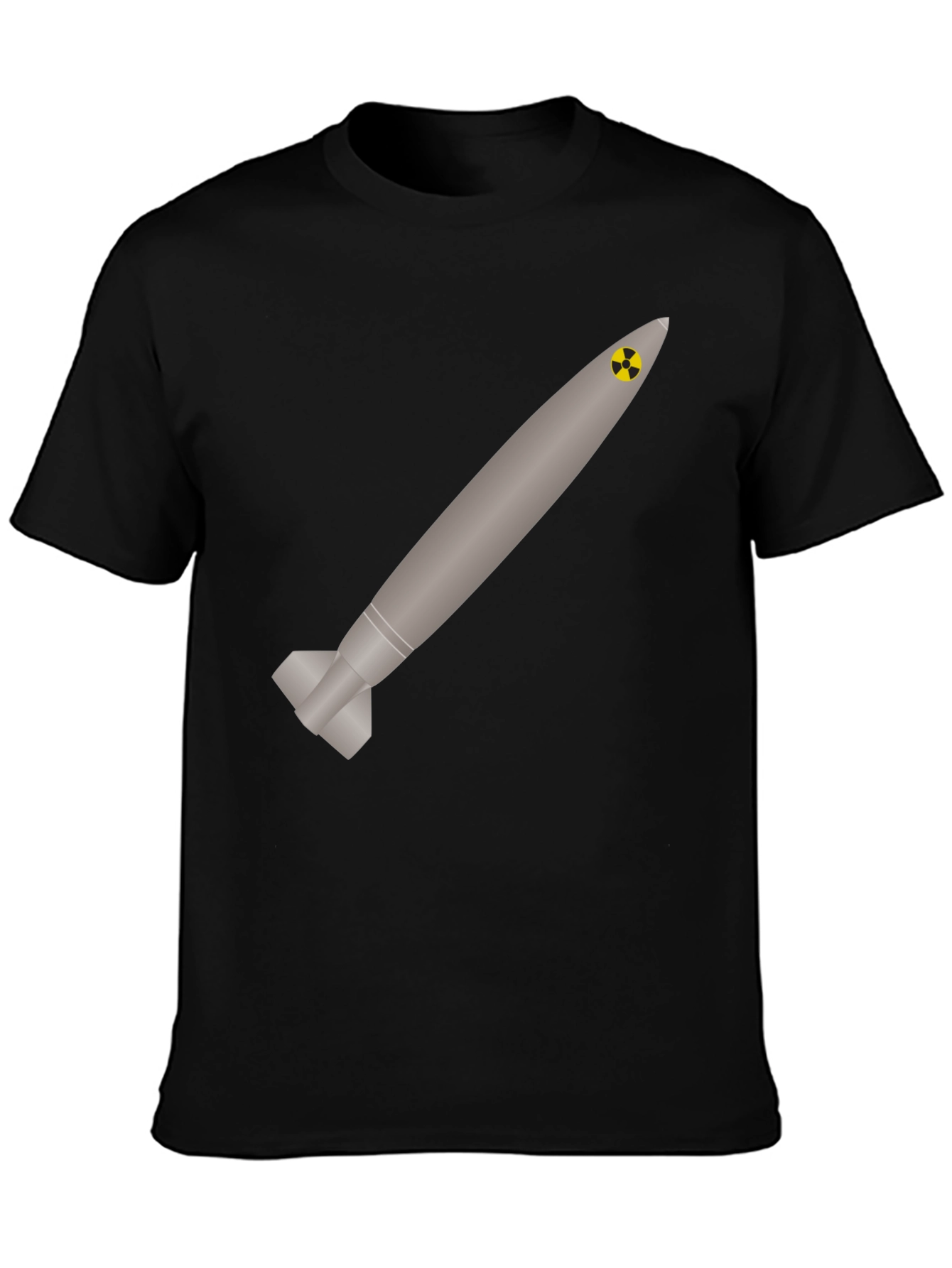 Nuclear Missile Graphic Tee - Black