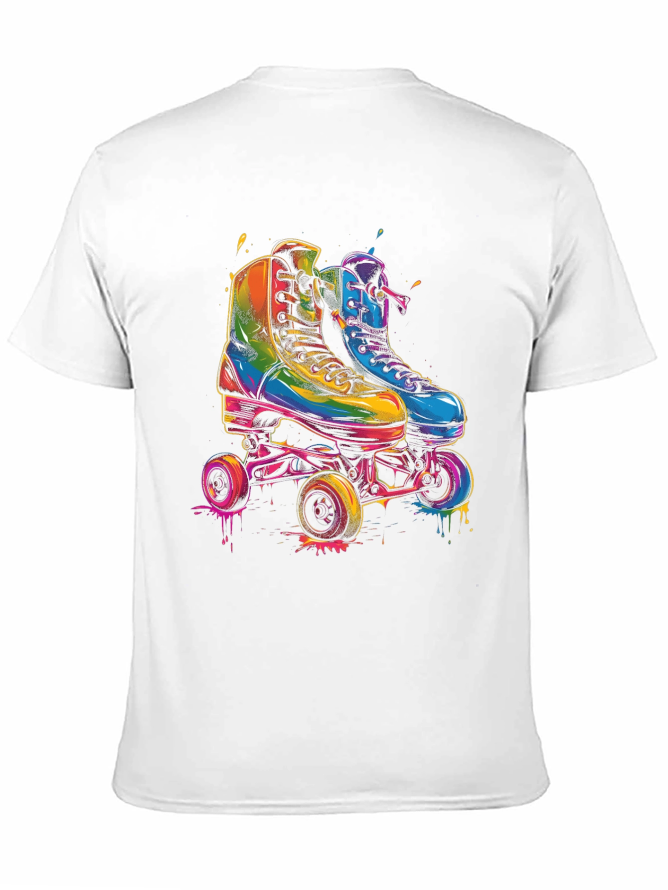 Retro Roller Skate Graphic T-Shirt