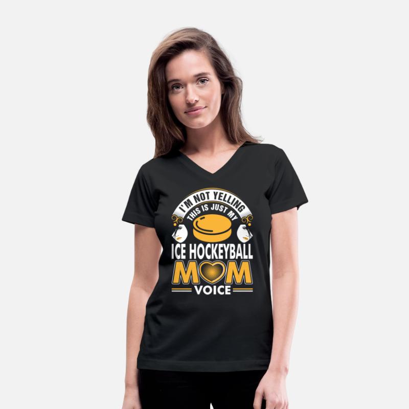 I Am Not Yelling Ice Hockeyball Mom Voice Tshirt