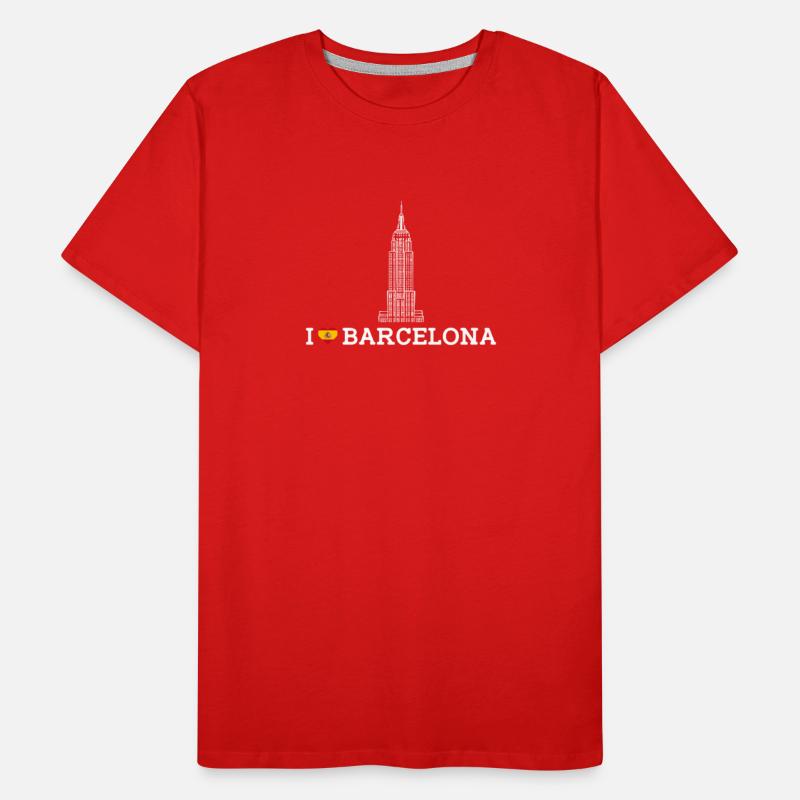 I Love Barcelona Cool Empire Spain State Lover Pun