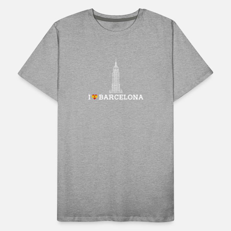 I Love Barcelona Cool Empire Spain State Lover Pun