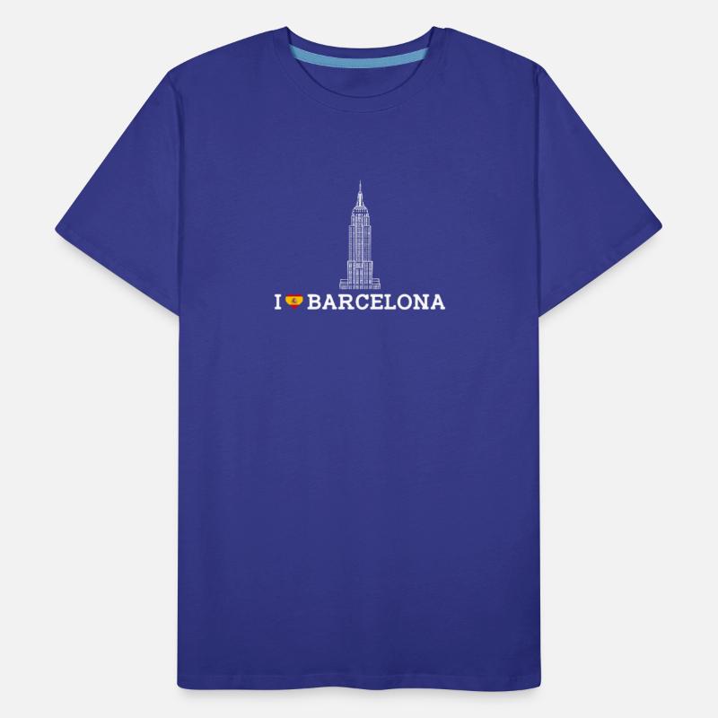 I Love Barcelona Cool Empire Spain State Lover Pun