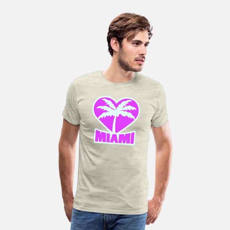 I Love Miami Beach USA Heart Palm America Vacation