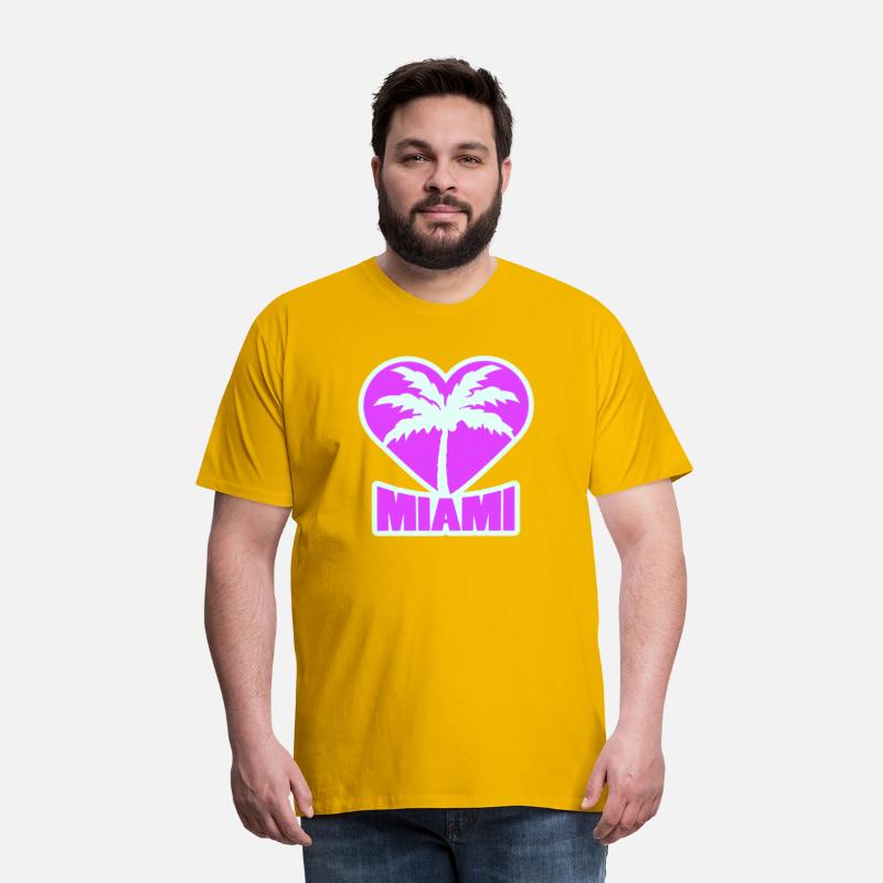 I Love Miami Beach USA Heart Palm America Vacation