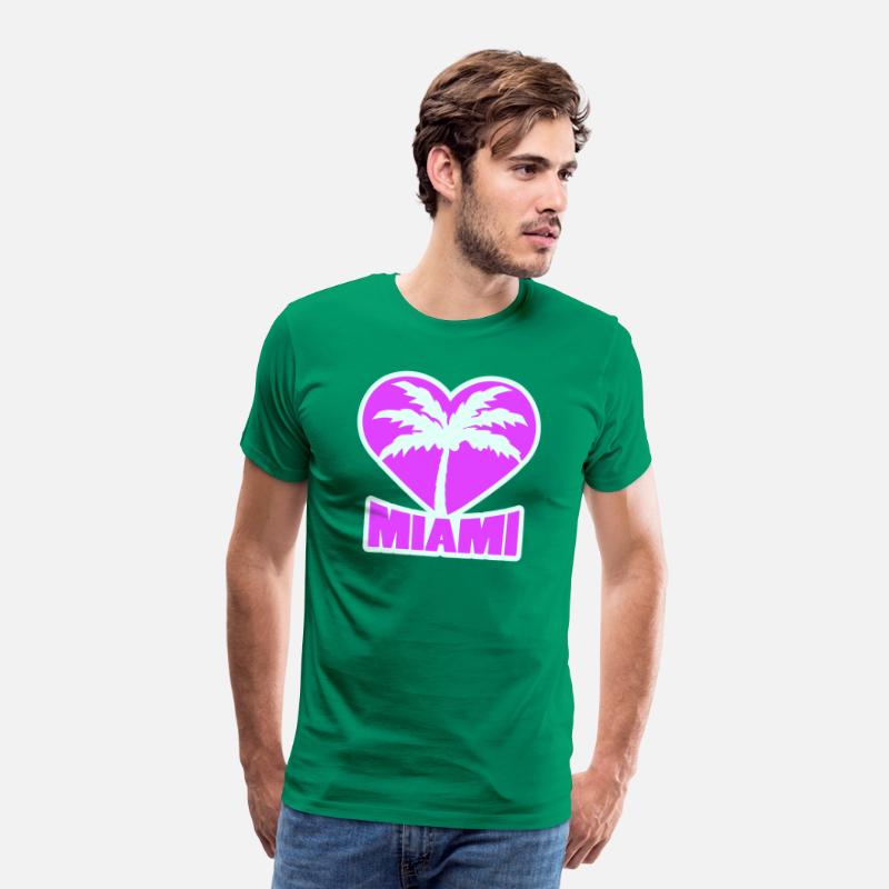 I Love Miami Beach USA Heart Palm America Vacation