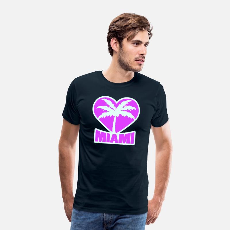 I Love Miami Beach USA Heart Palm America Vacation
