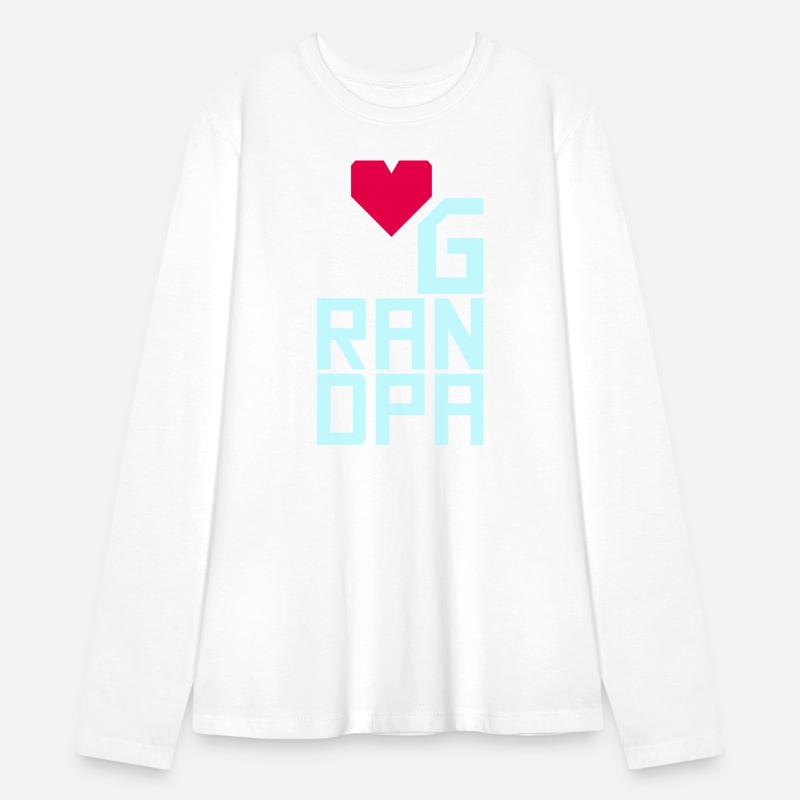 I Love my Grandpa Heart Quote Saying Text Logo