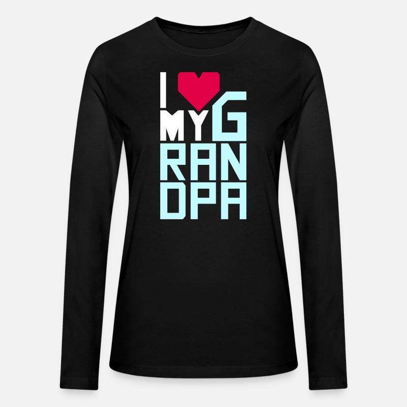 I Love my Grandpa Heart Quote Saying Text Logo