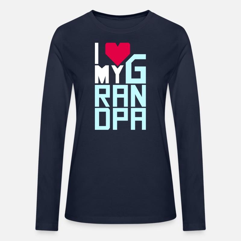 I Love my Grandpa Heart Quote Saying Text Logo