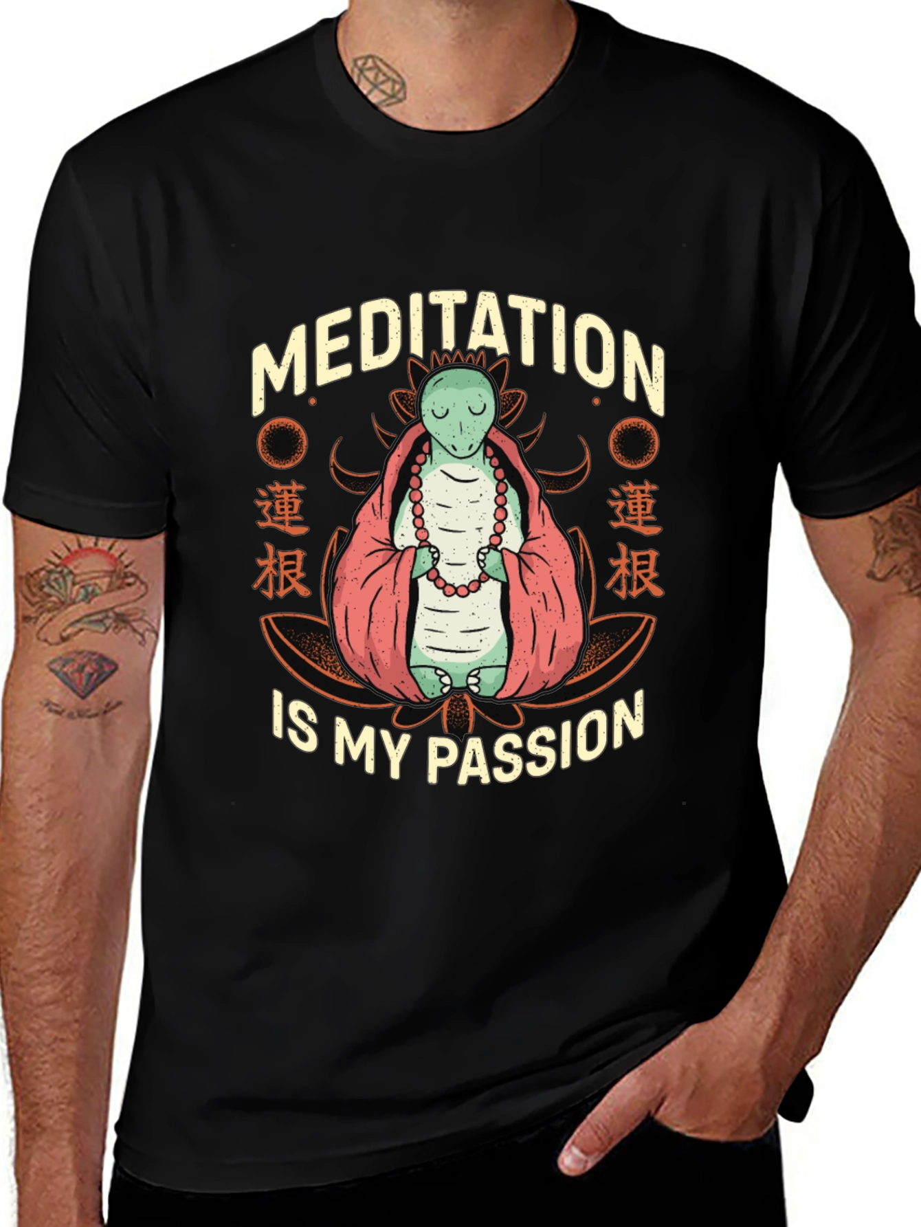 Meditation Dragon T-Shirt - Passion Zen Style