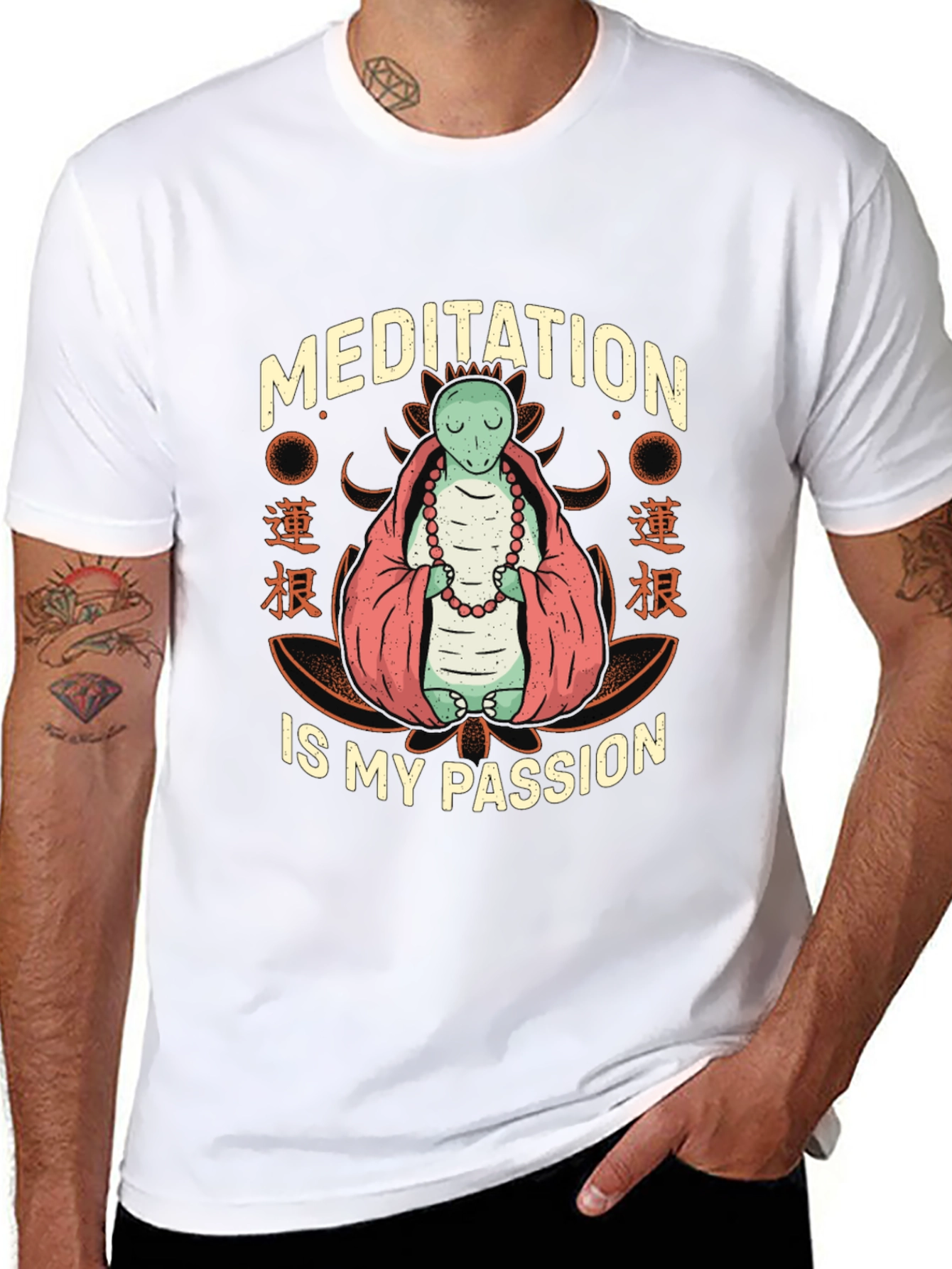 Meditation Dragon T-Shirt - Passion Zen Style