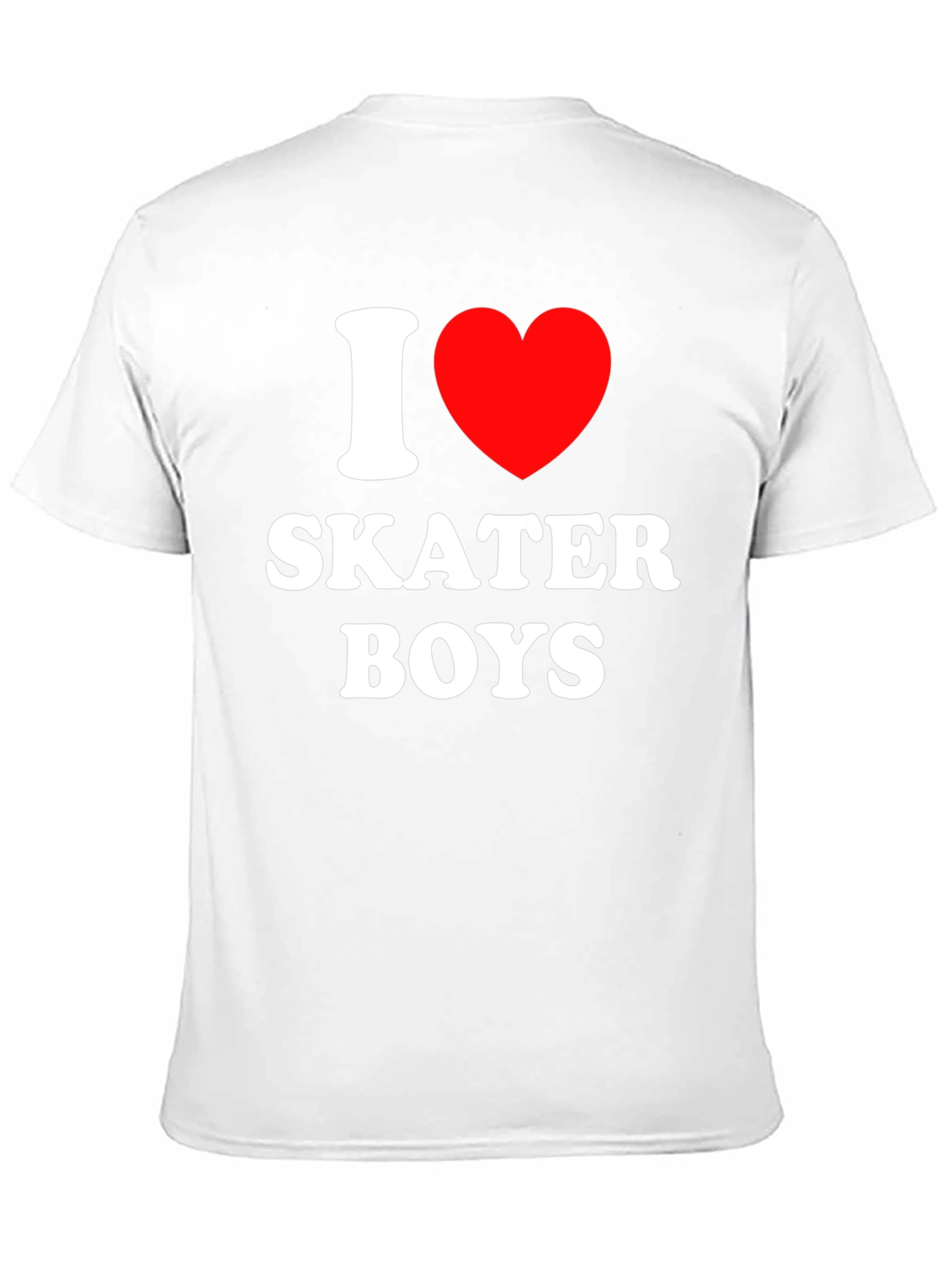 I Heart Skater Boys T-Shirt - Black Tee