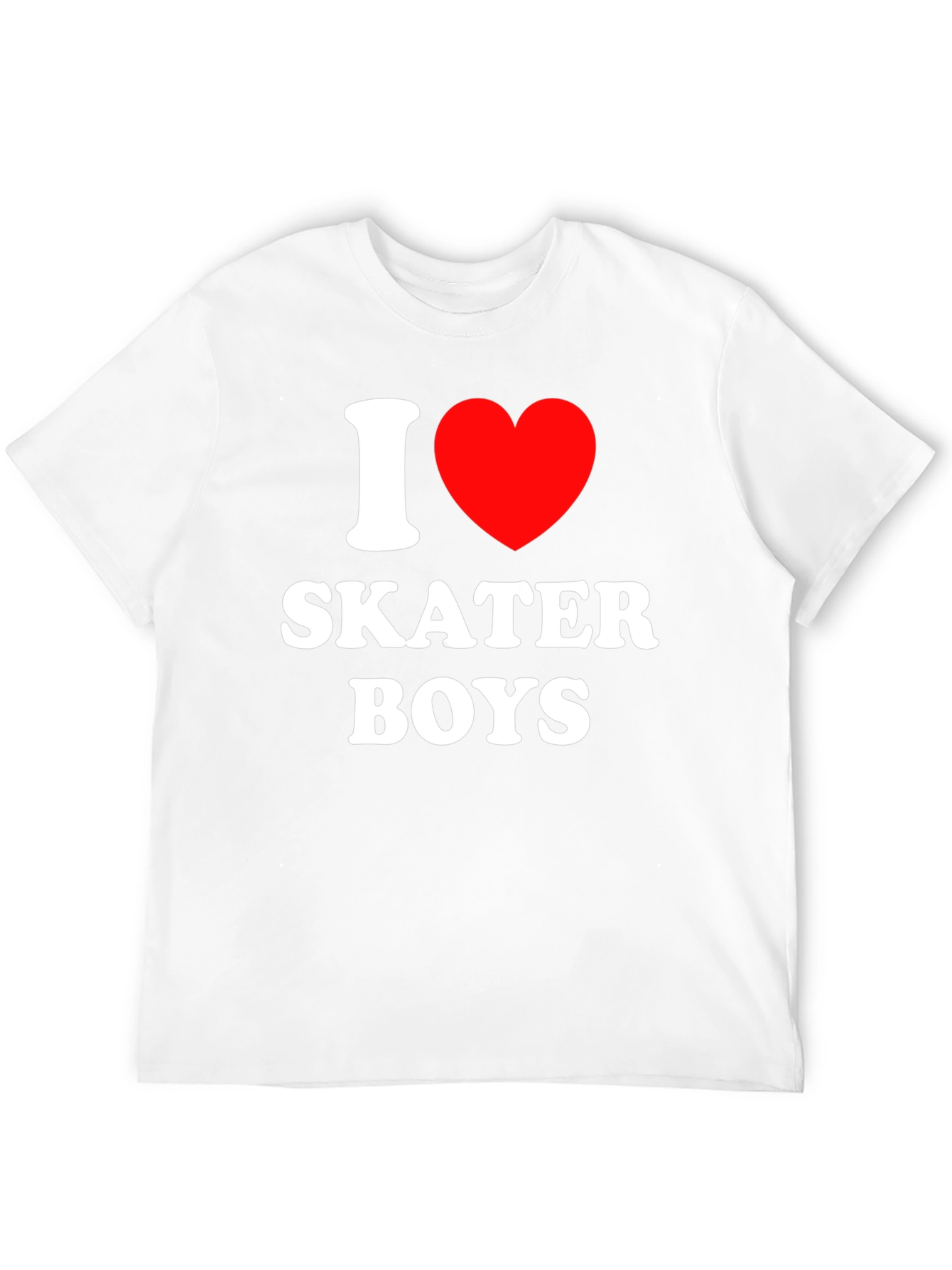 I Heart Skater Boys T-Shirt - Black Tee