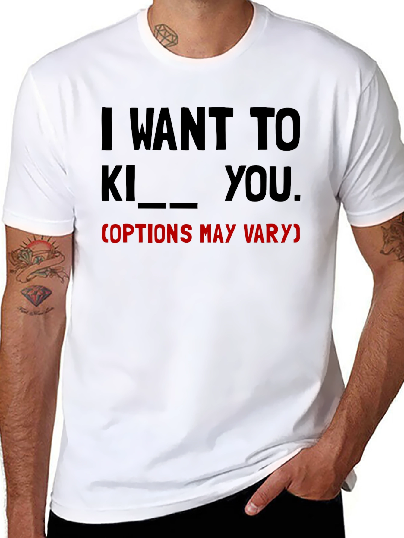I Want To... Funny Graphic Tee