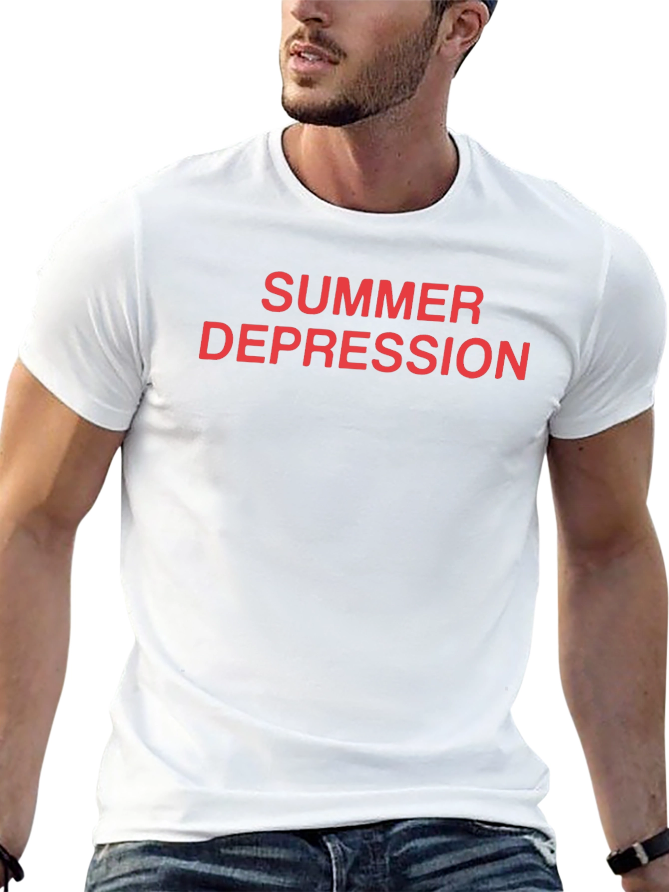 Summer Depression Graphic Tee - Bold Statement Shirt