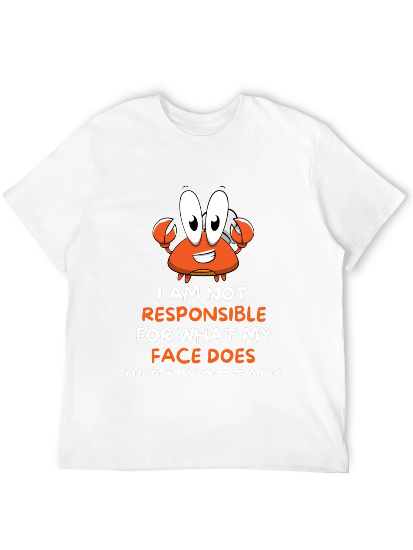 Funny Crab T-Shirt - Im Not Responsible Tee