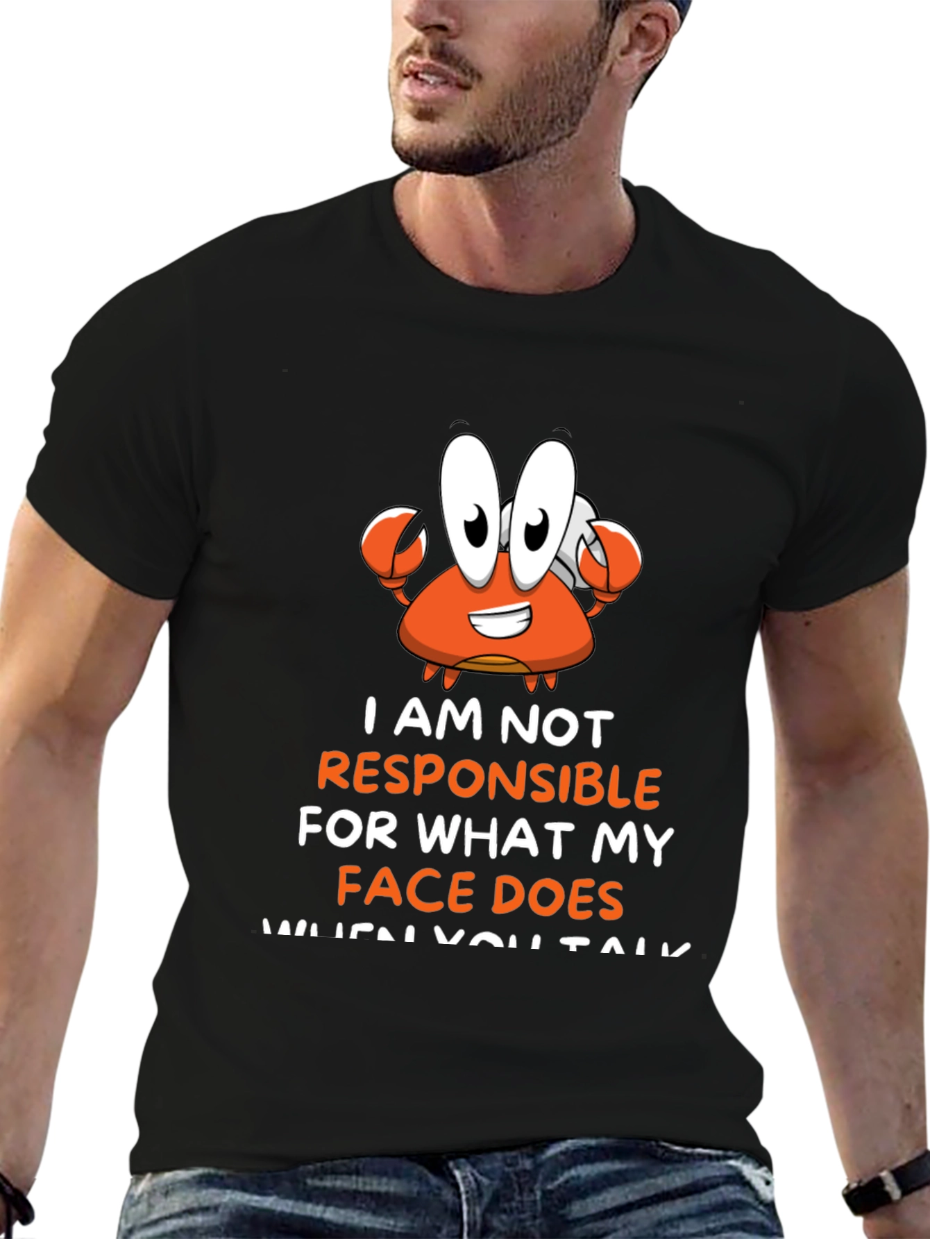 Funny Crab T-Shirt - Im Not Responsible Tee