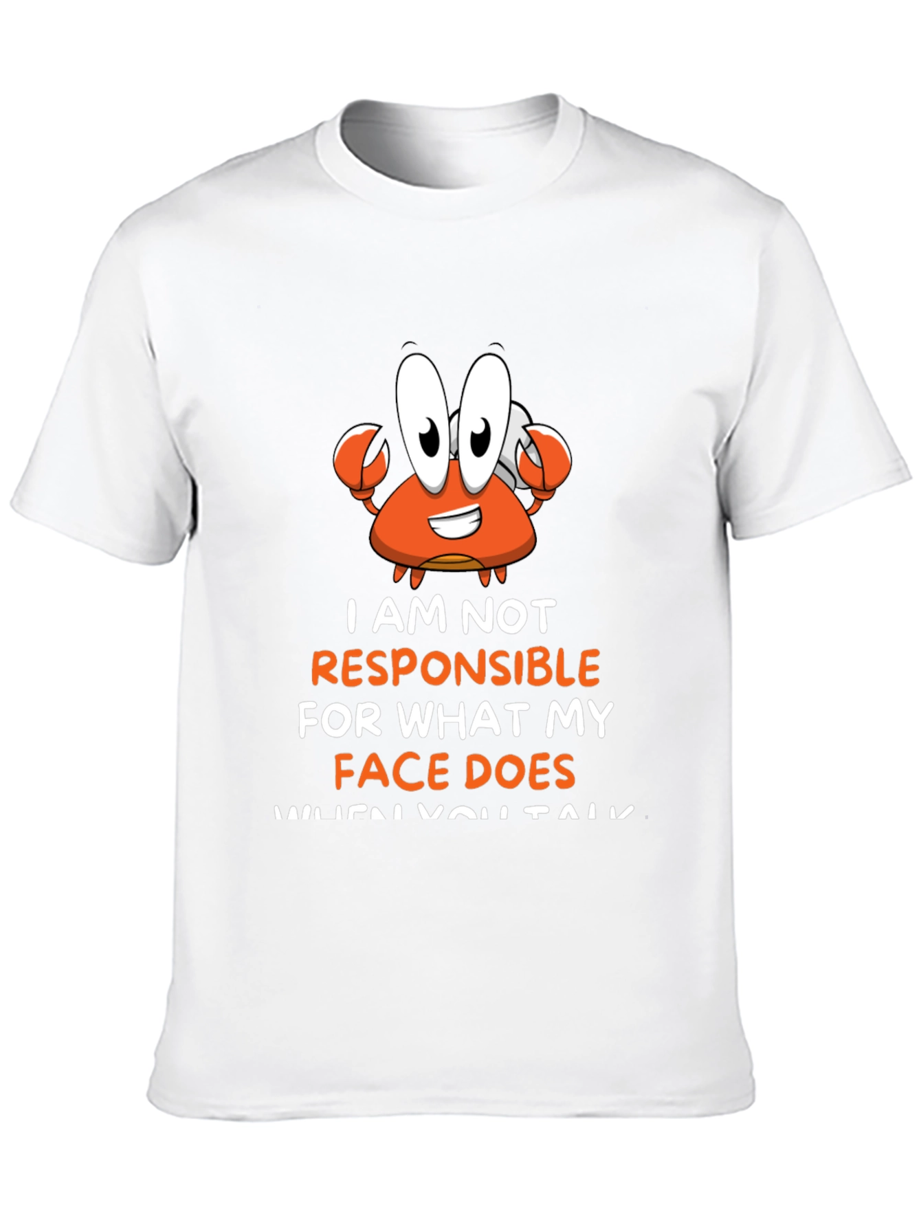 Funny Crab T-Shirt - Im Not Responsible Tee