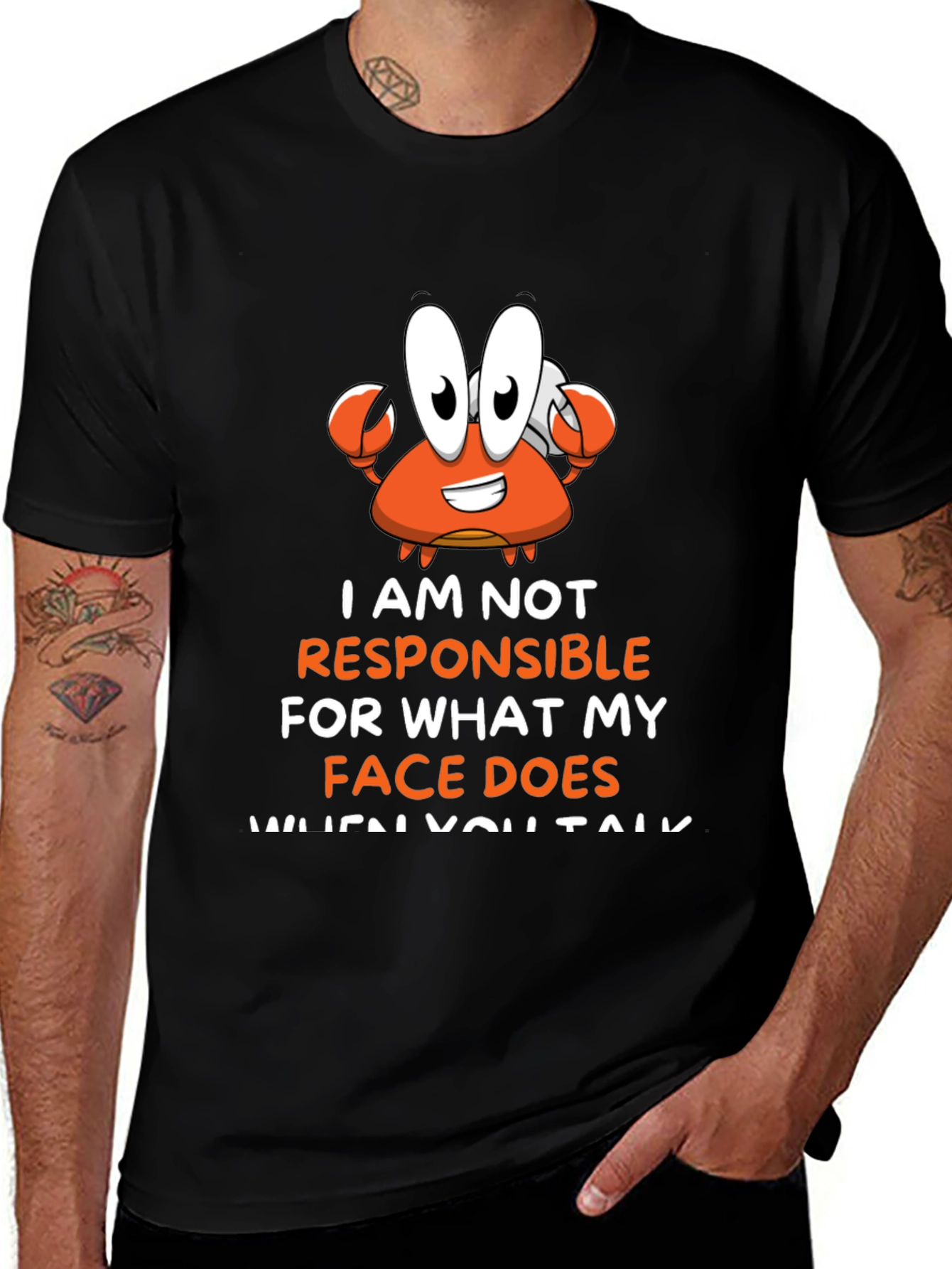 Funny Crab T-Shirt - Im Not Responsible Tee