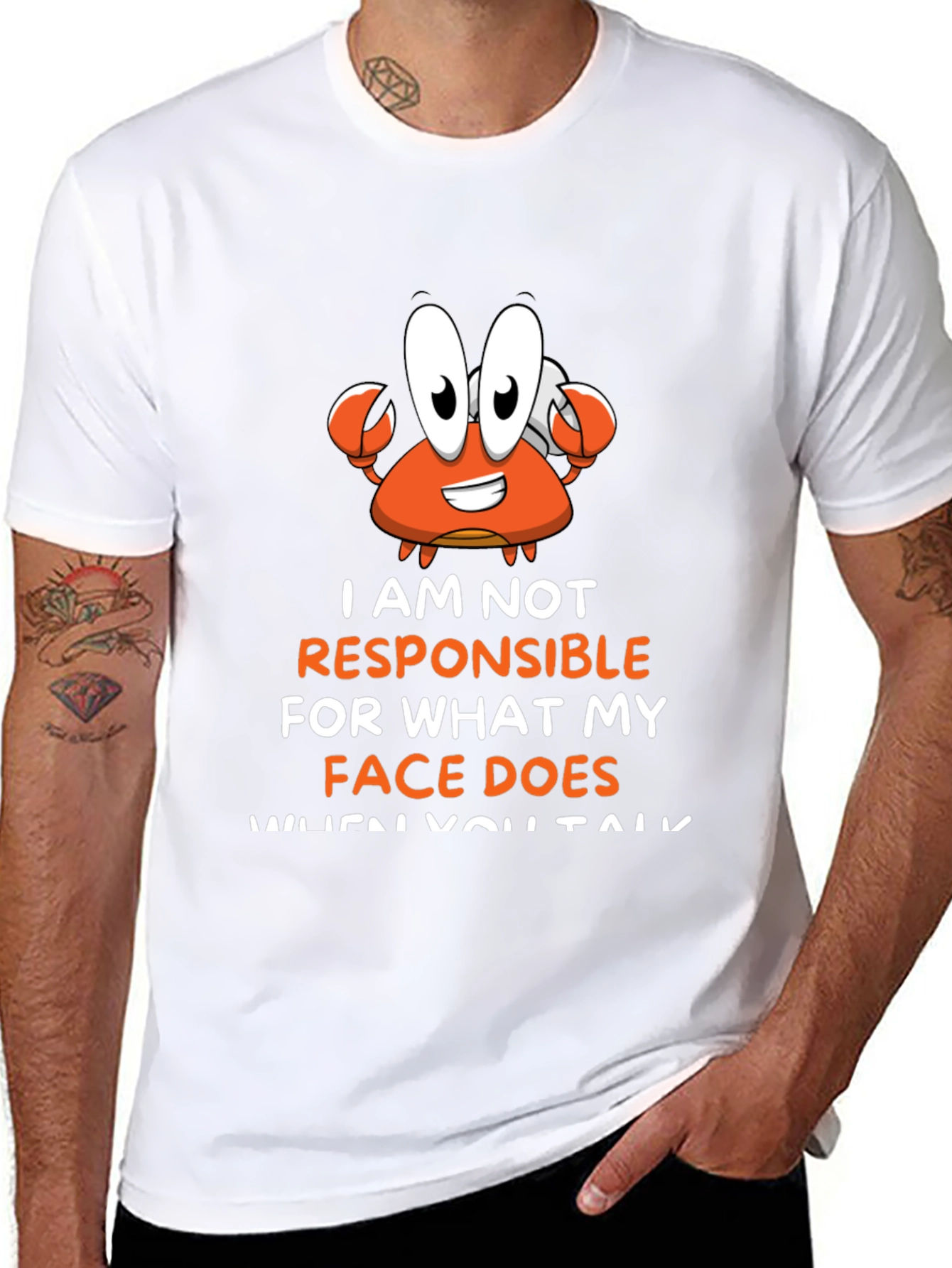 Funny Crab T-Shirt - Im Not Responsible Tee