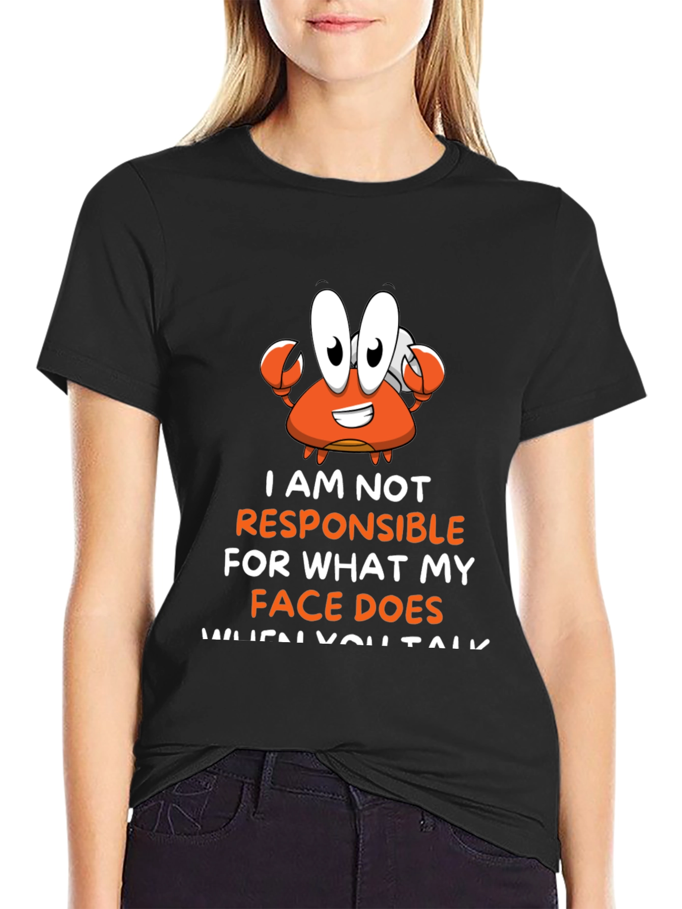 Funny Crab T-Shirt - Im Not Responsible Tee