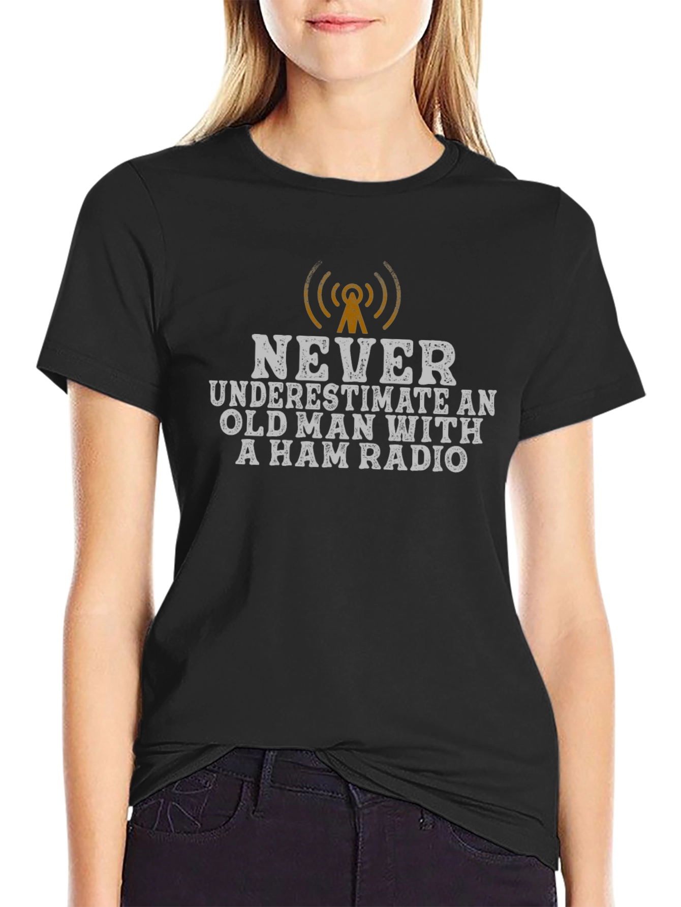 Never Underestimate Ham Radio T-Shirt