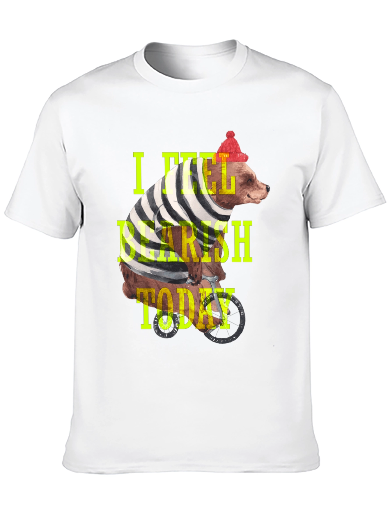 Bearish Today Graphic Tee - Black Cotton T-Shirt