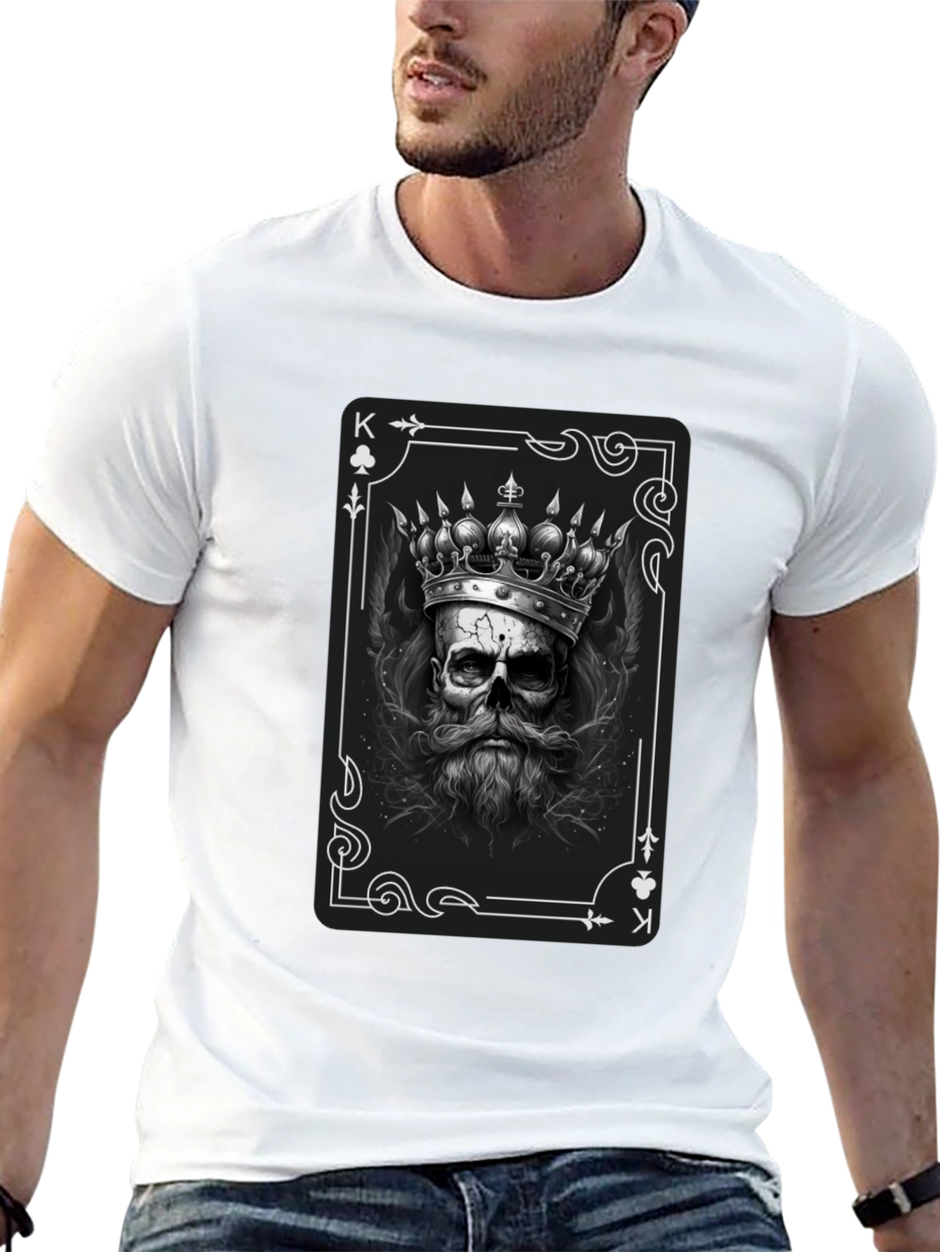 King of Clubs Skull T-Shirt