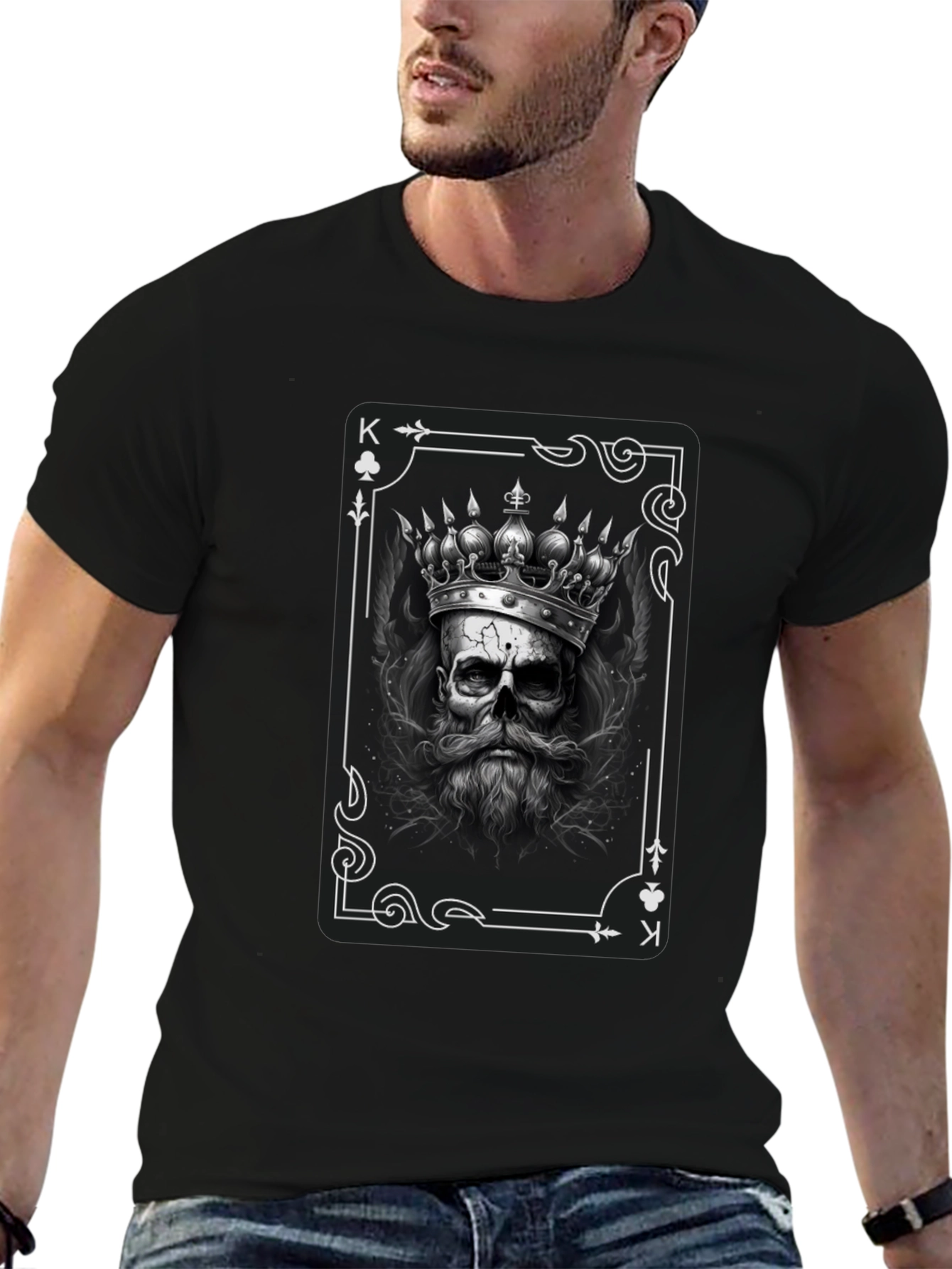 King of Clubs Skull T-Shirt