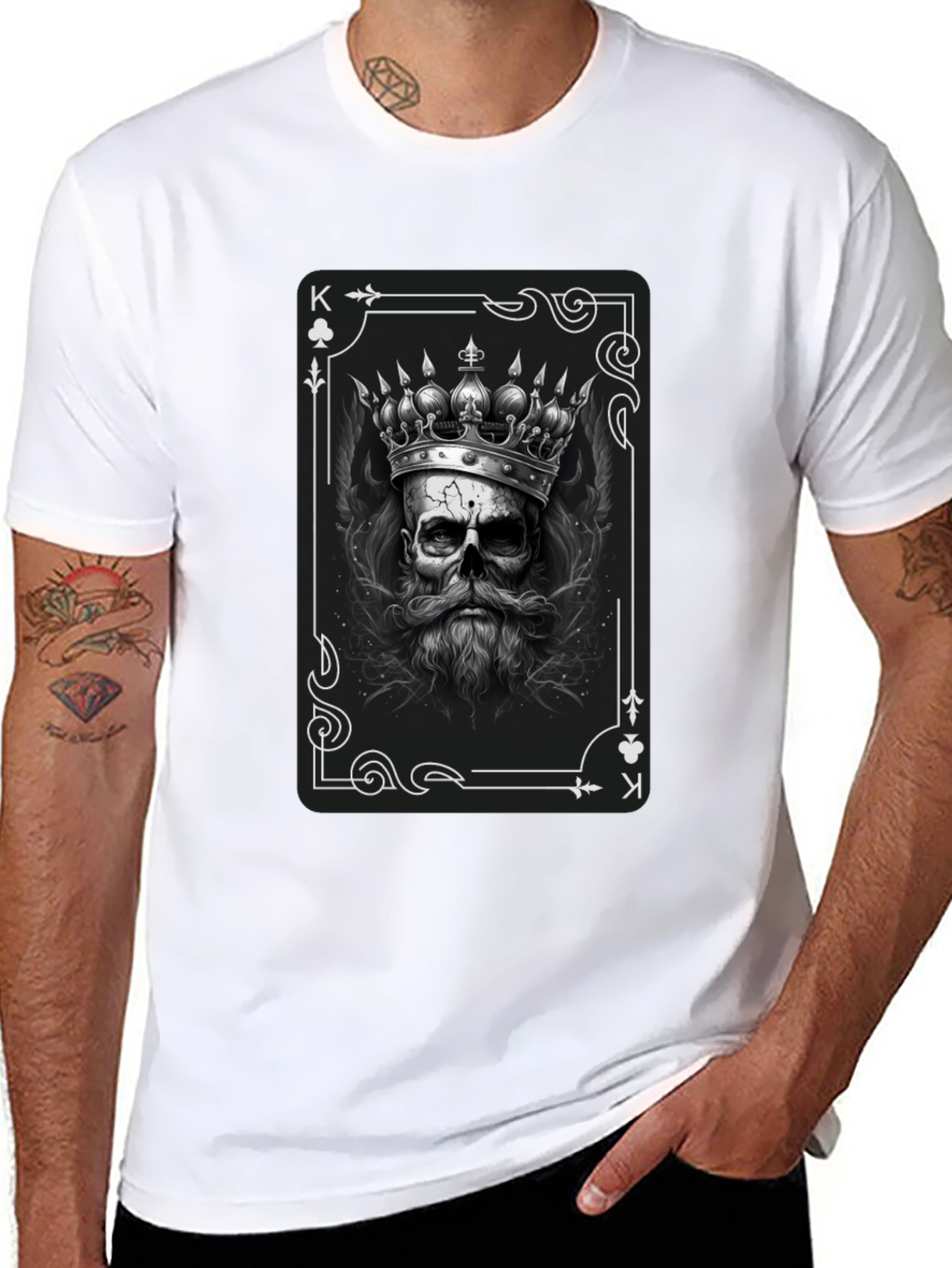 King of Clubs Skull T-Shirt