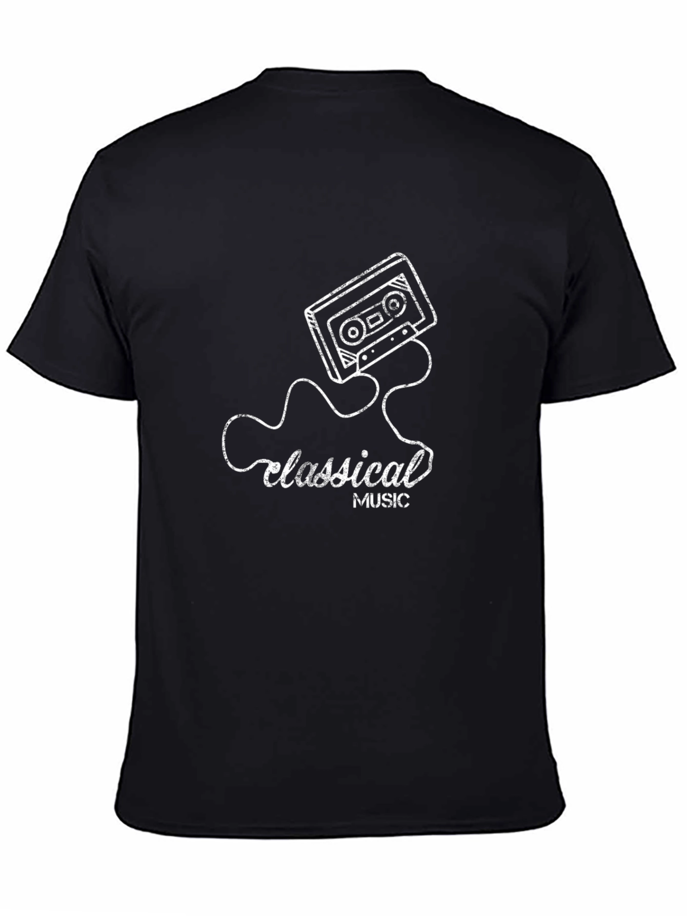 Classical Music Cassette Tape Graphic T-Shirt