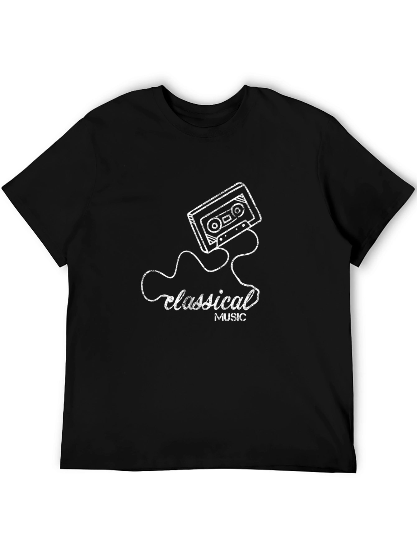 Classical Music Cassette Tape Graphic T-Shirt