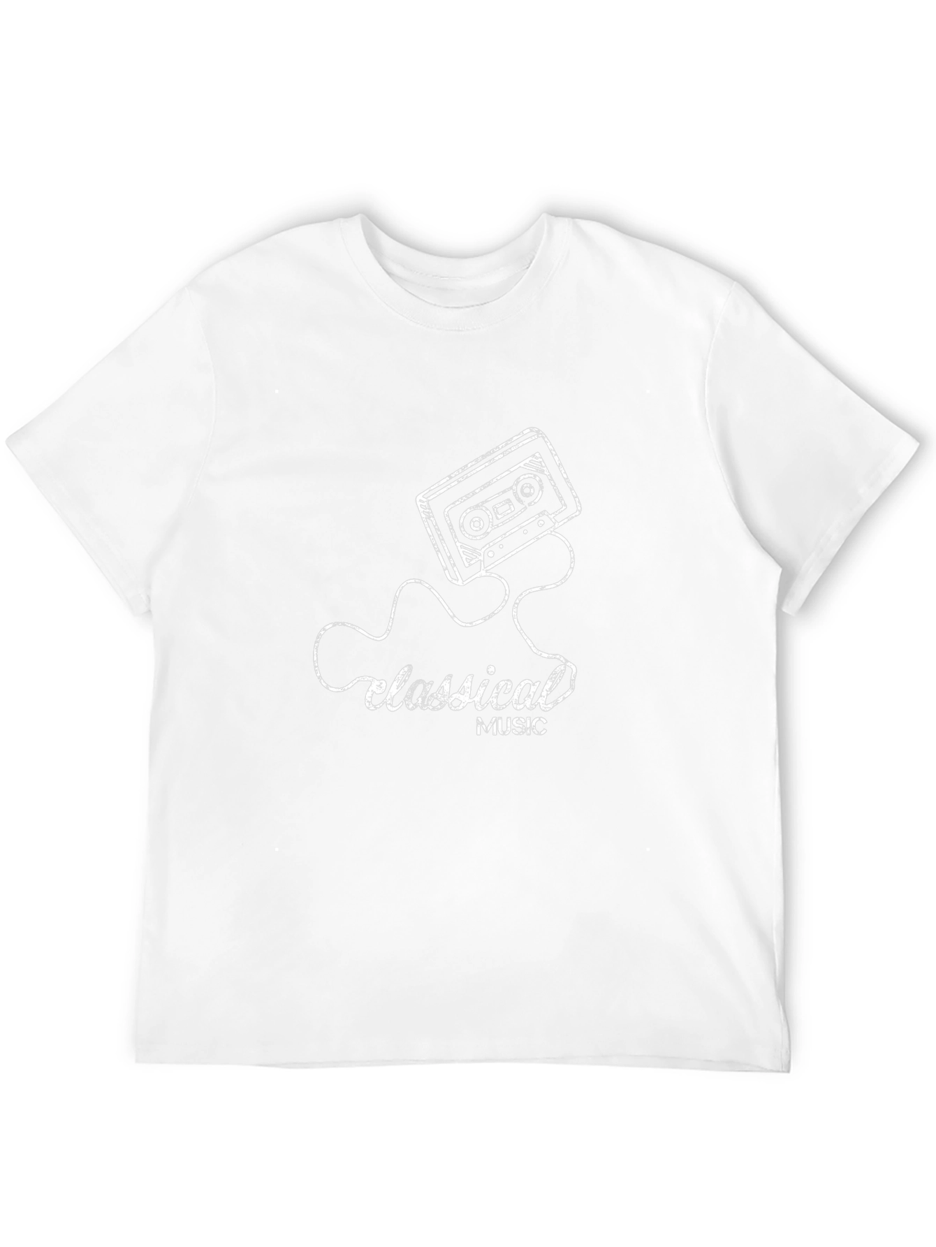 Classical Music Cassette Tape Graphic T-Shirt