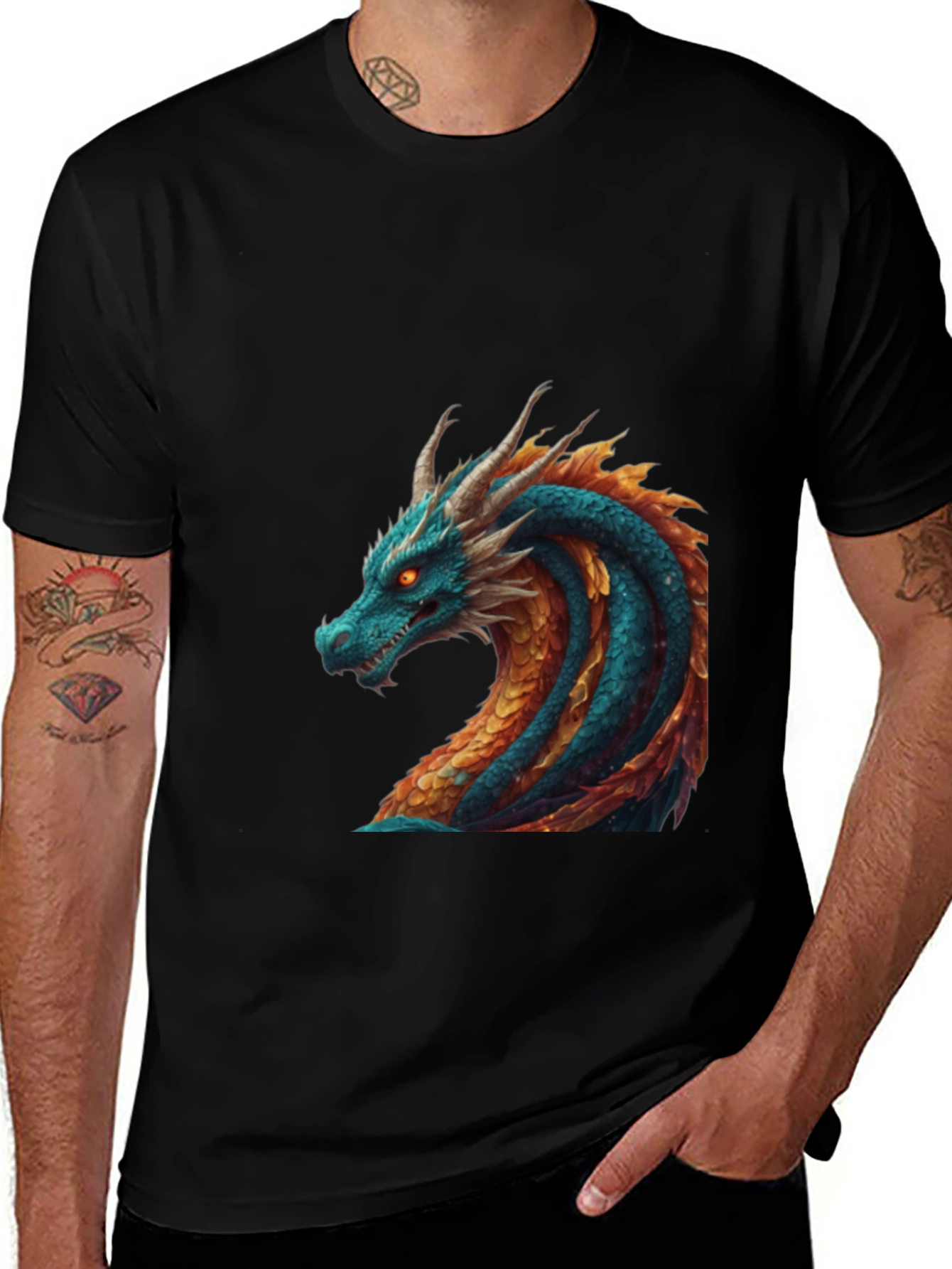 Dragon Graphic Tee - Stylish Creature Design
