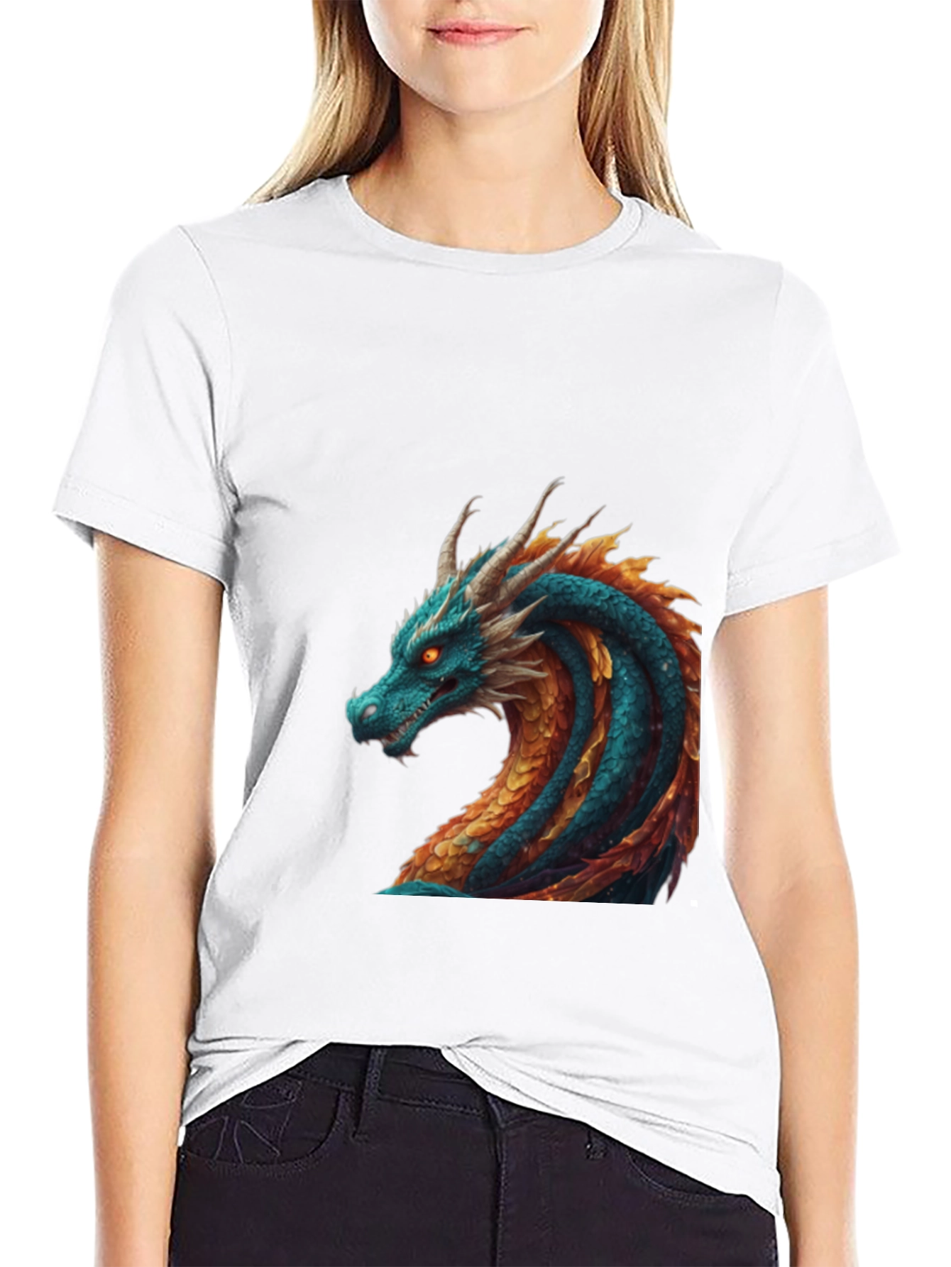 Dragon Graphic Tee - Stylish Creature Design