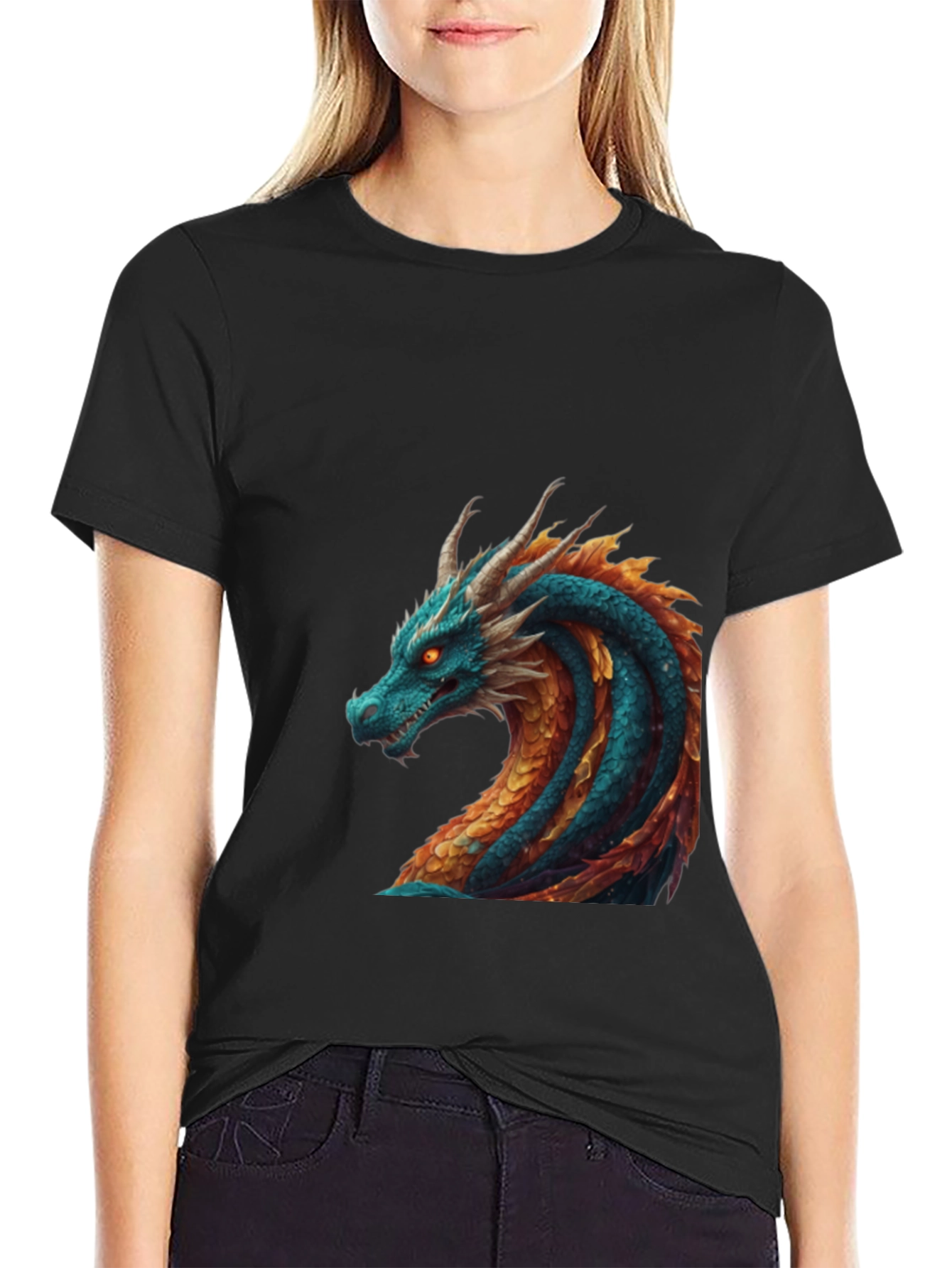 Dragon Graphic Tee - Stylish Creature Design
