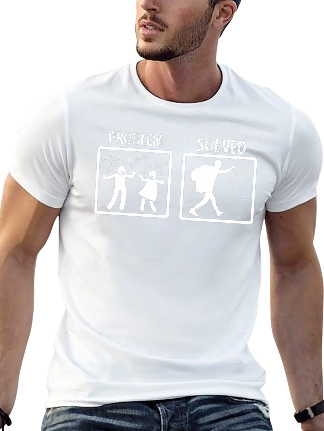 Problem Solved Hiking T-Shirt