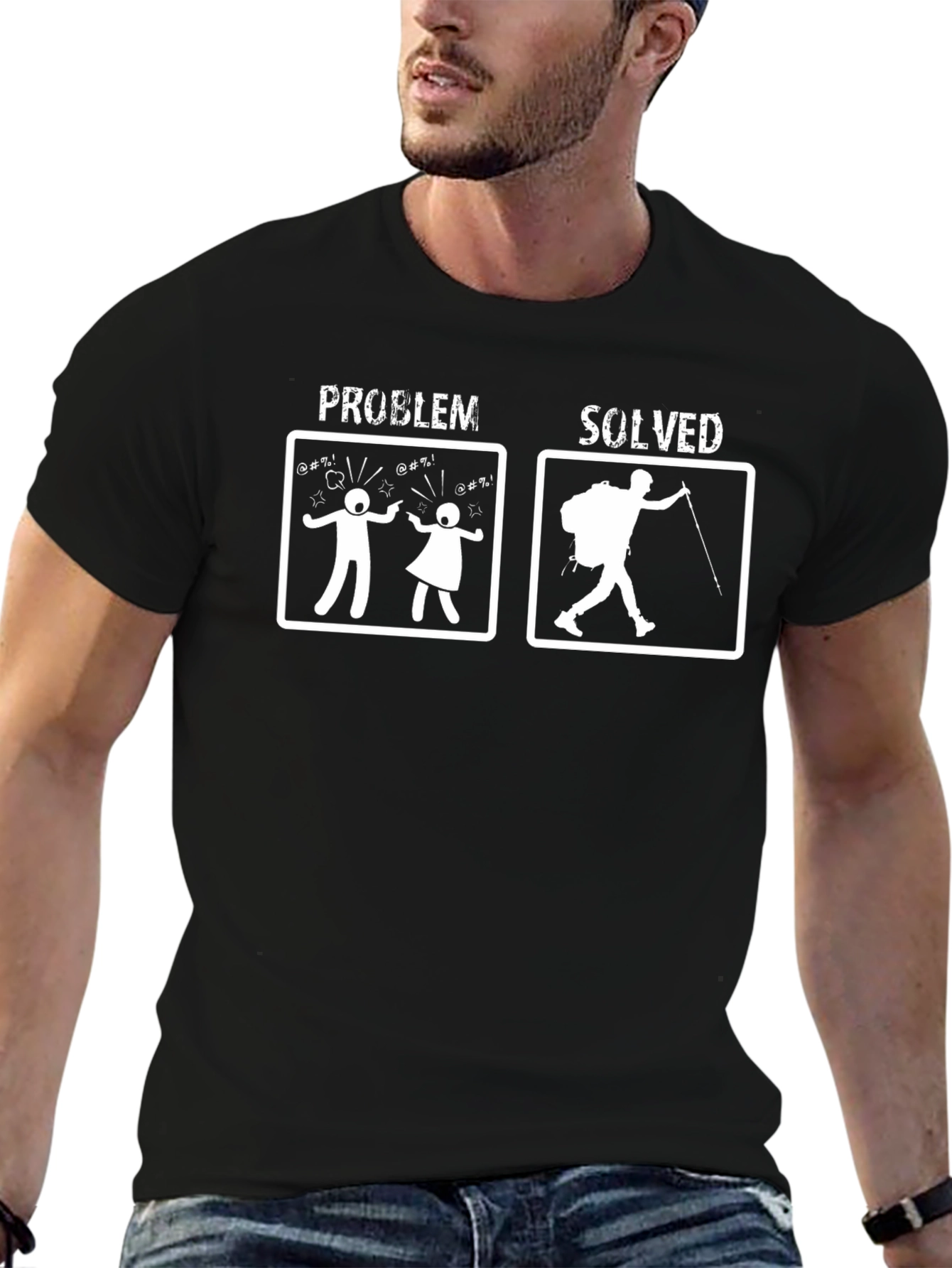 Problem Solved Hiking T-Shirt