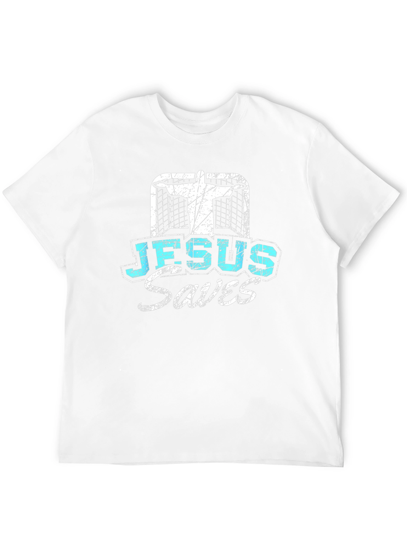 Jesus Saves Mens Graphic T-Shirt