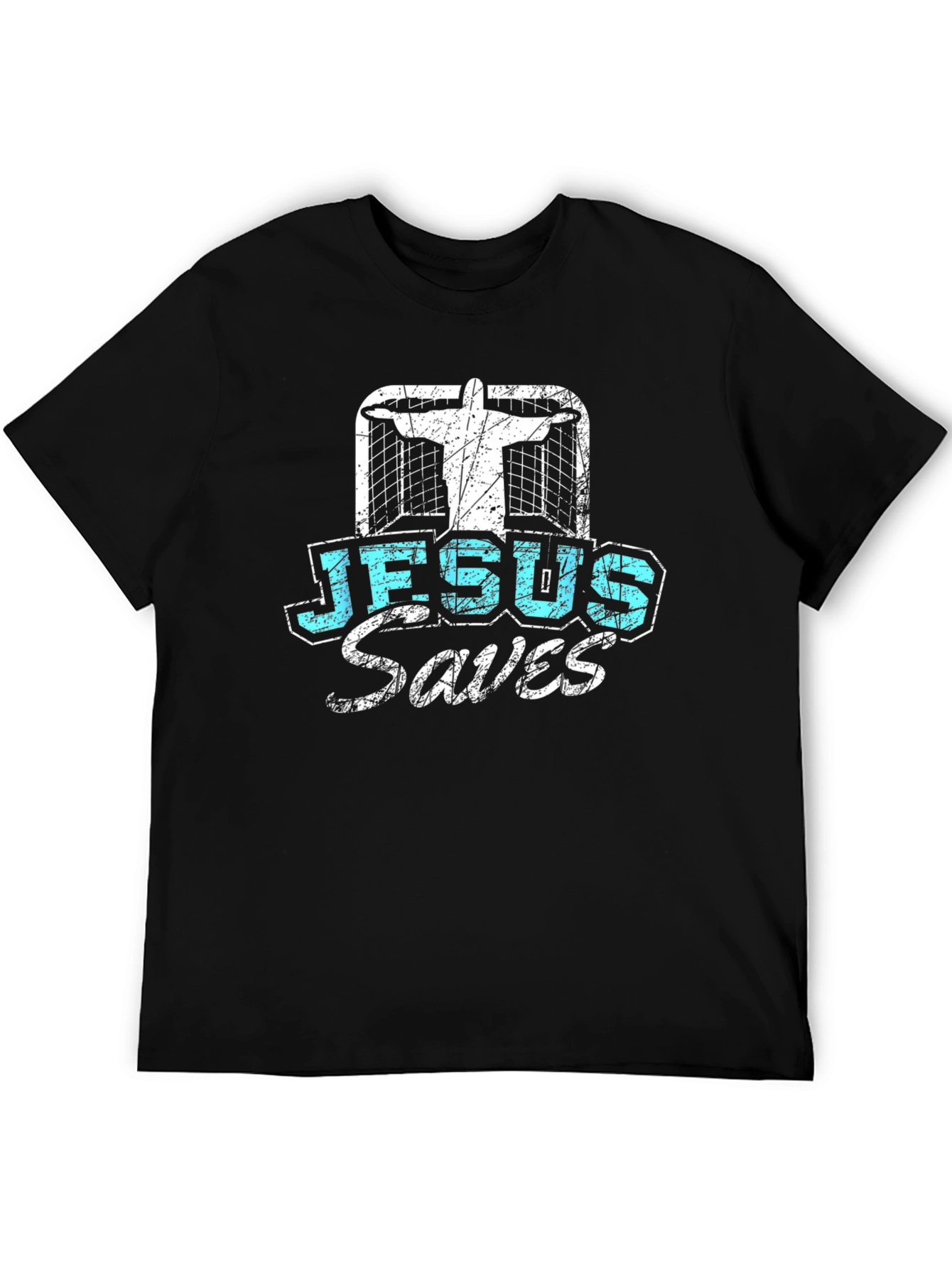 Jesus Saves Mens Graphic T-Shirt