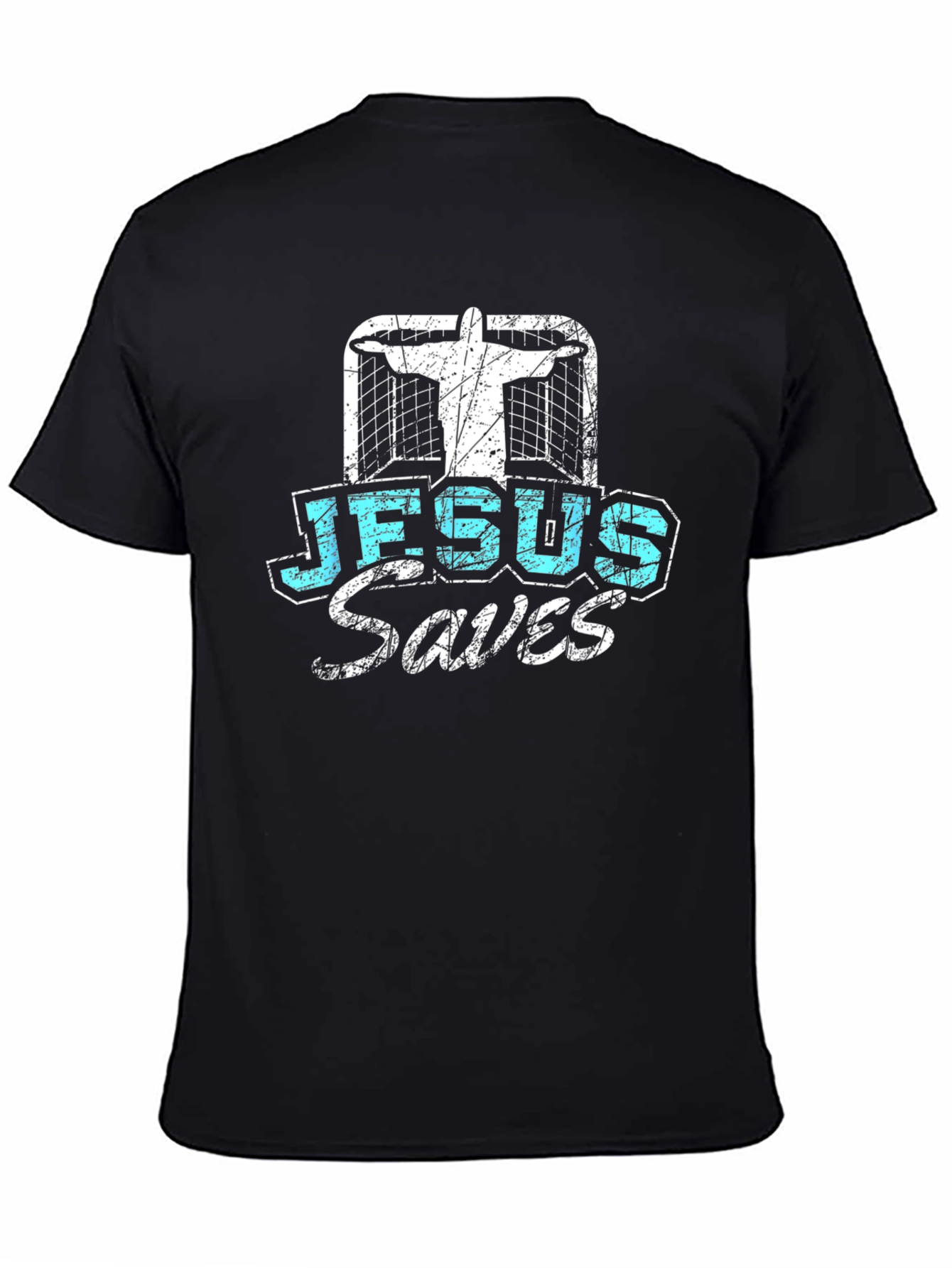 Jesus Saves Mens Graphic T-Shirt