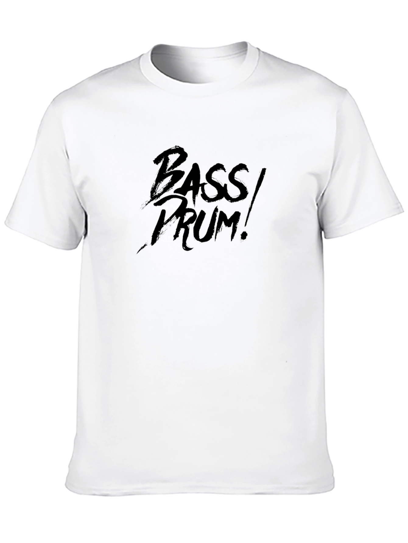 Bass Drum Black Graphic Tee
